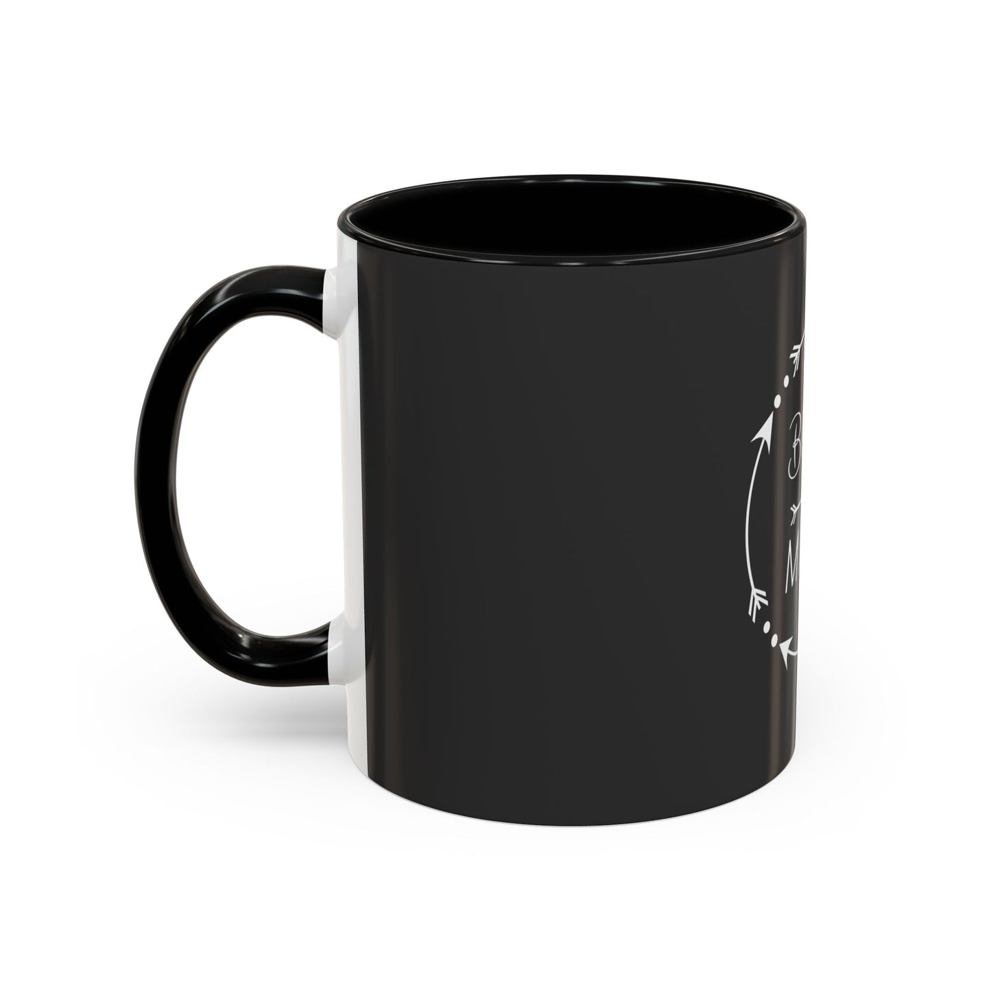 Blessed Mama Accent Coffee Mug – Black 11/15oz Gift for Moms