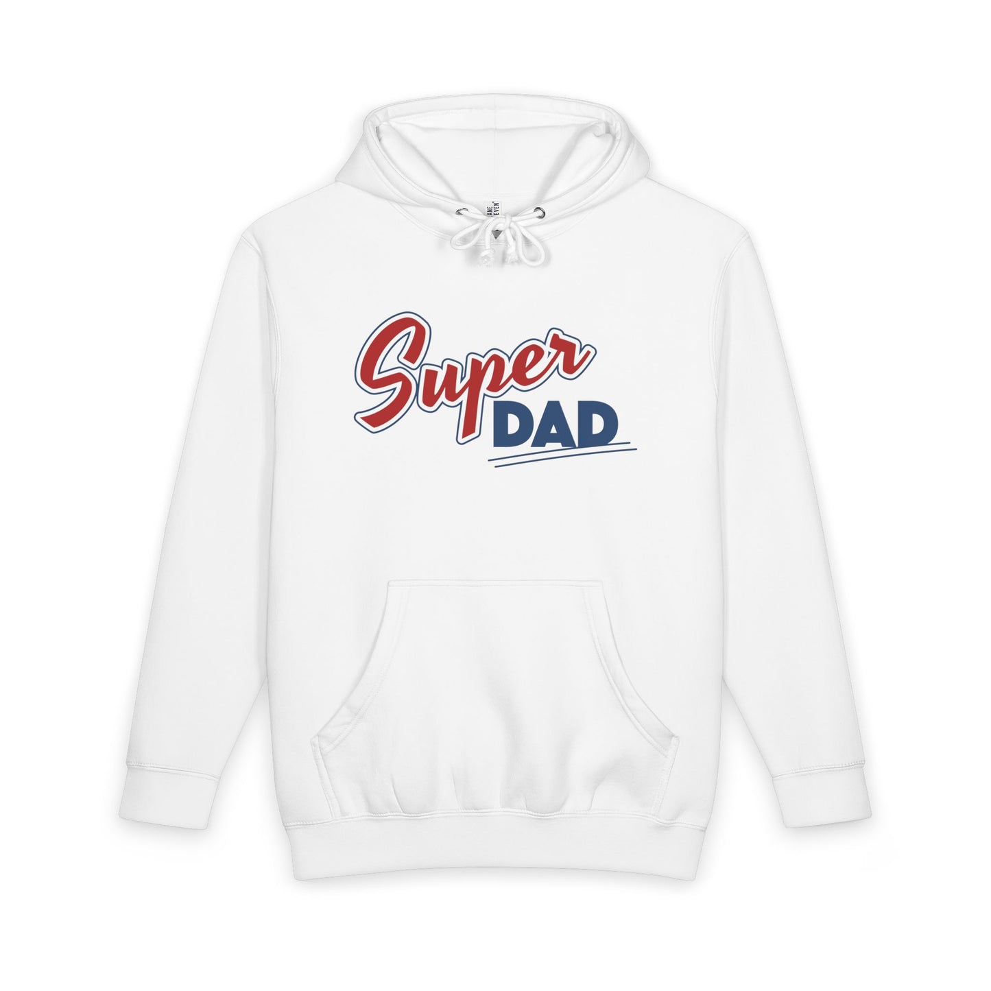 Super Dad Hoodie — Retro Script Fathers Day Pullover