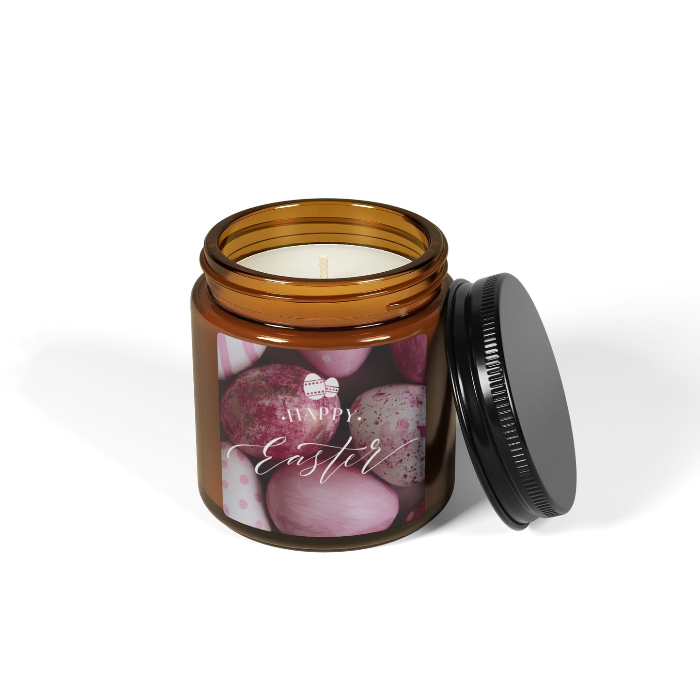 Easter Scented Soy Candle - Amber Jar
