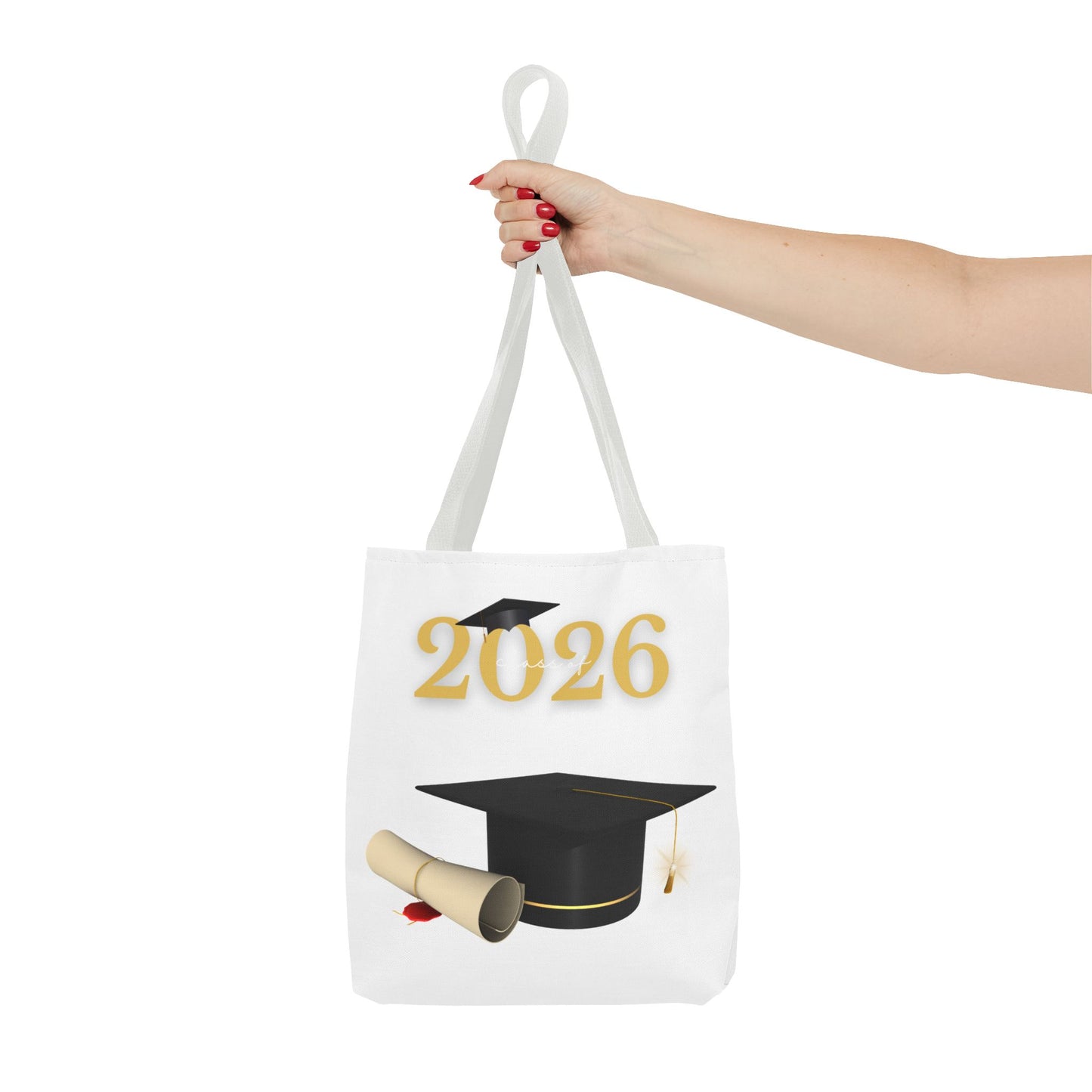 2026 Graduation Tote Bag – Class of 2026 Cap & Diploma Celebration Bag