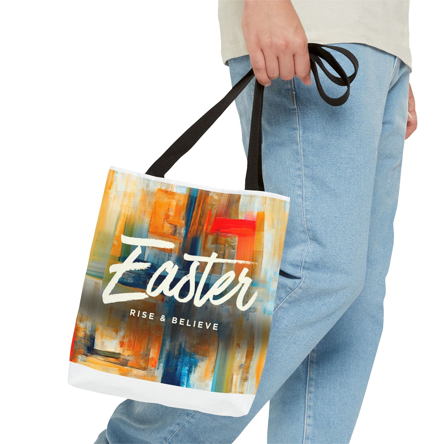 Easter Abstract Art Tote