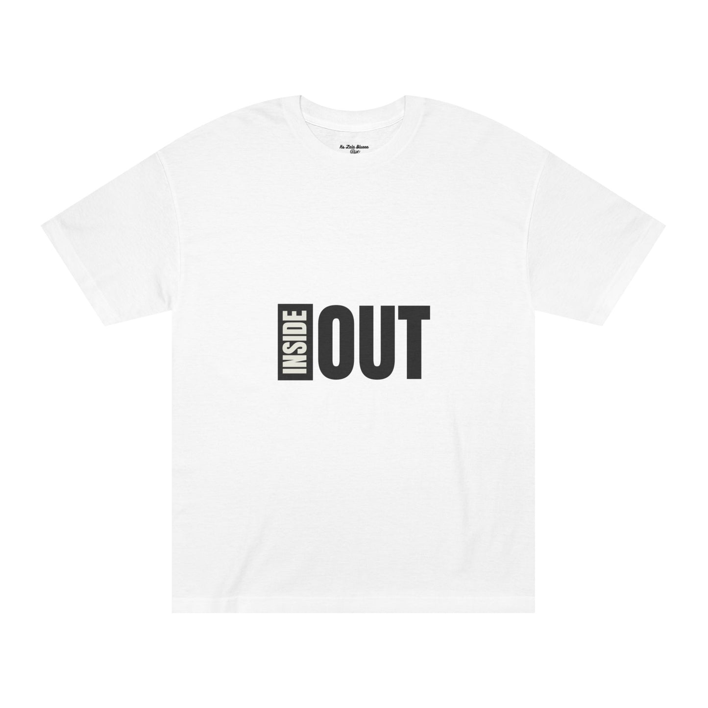 Inside Out Graphic Tee — Bold Minimalist Typography Shirt