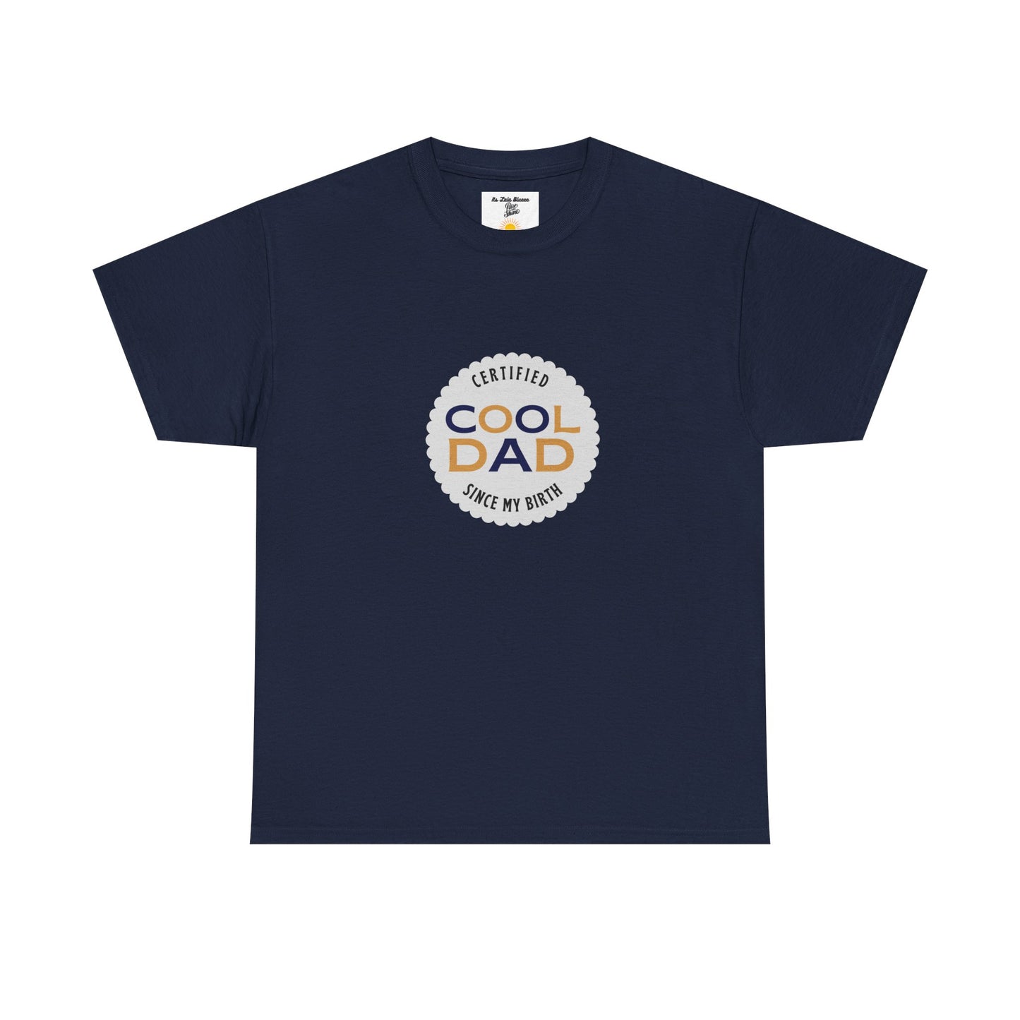 Cool Dad T-Shirt — "Certified Cool Dad" Badge Tee for Father's Day