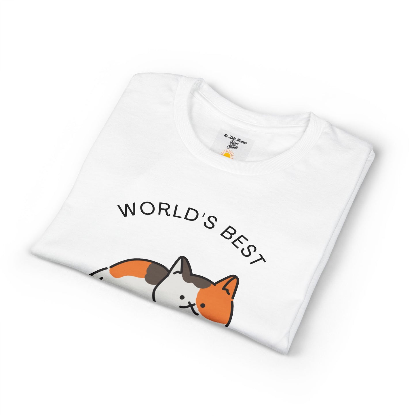 World's Best Cat Mom T-Shirt — Cute Calico Cat Tee for Cat Lovers