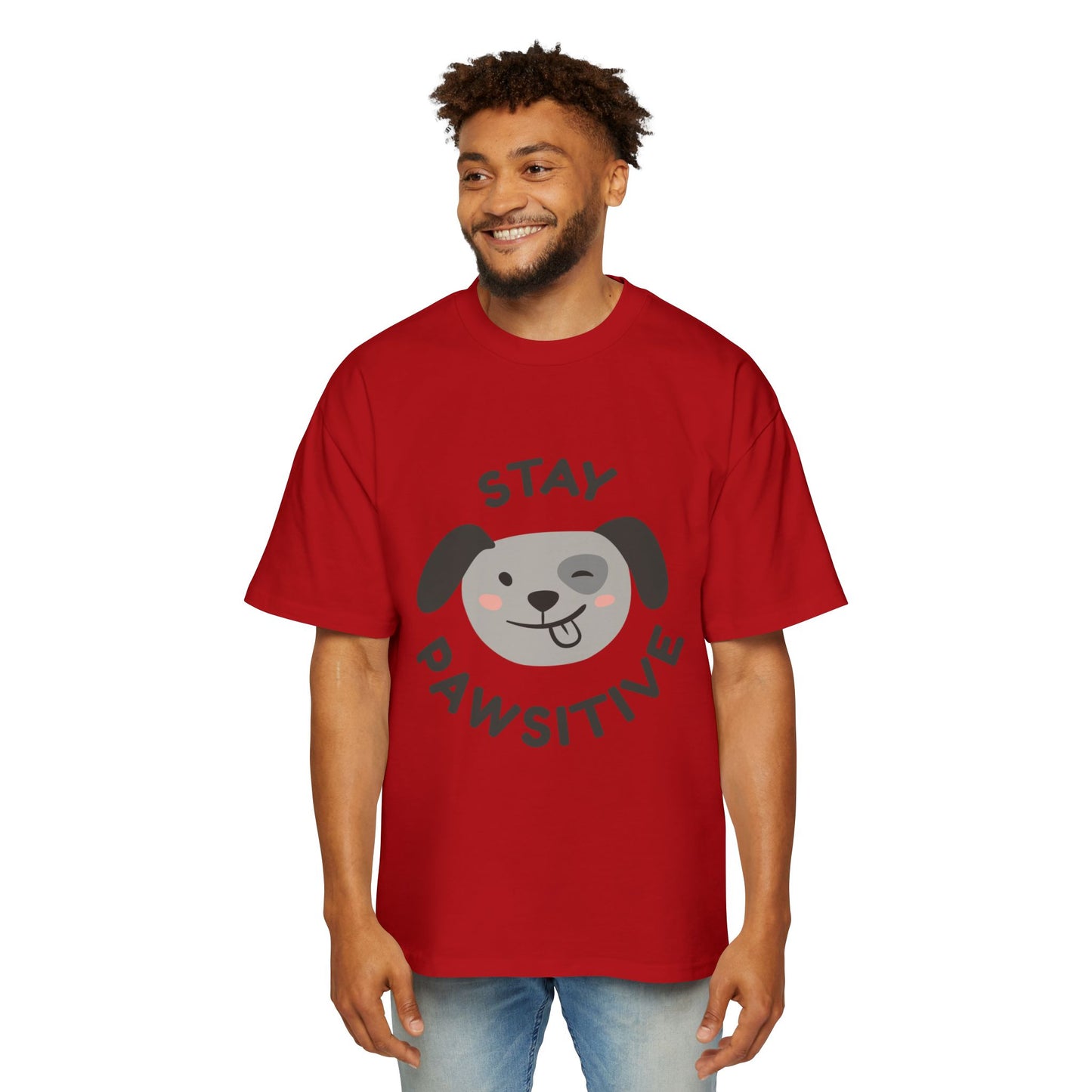 Stay Pawsitive Dog T-Shirt