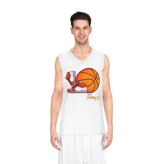 Father's Day Basketball Jersey - Fun Sports Tank for Dads