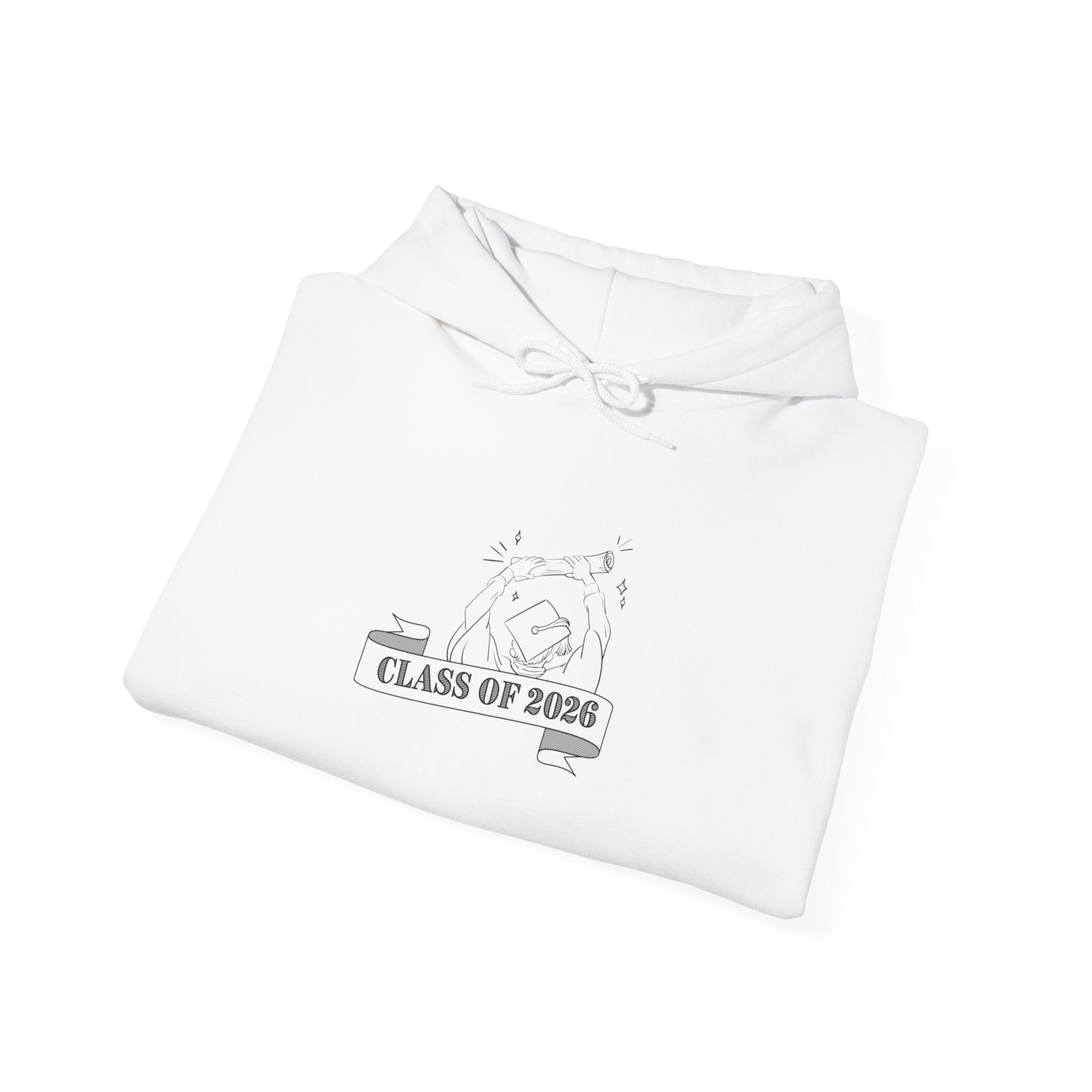 Class of 2026 Hoodie — Minimal Graduation Sweatshirt