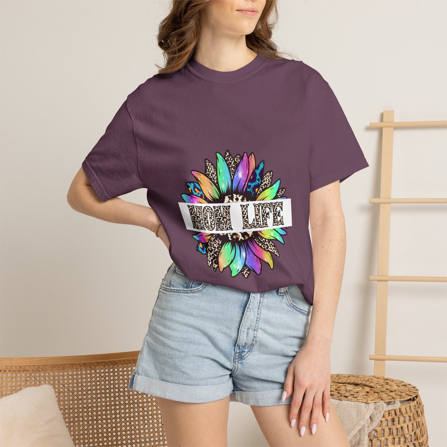 High Life Floral T-Shirt — Colorful Mandala Graphic Tee