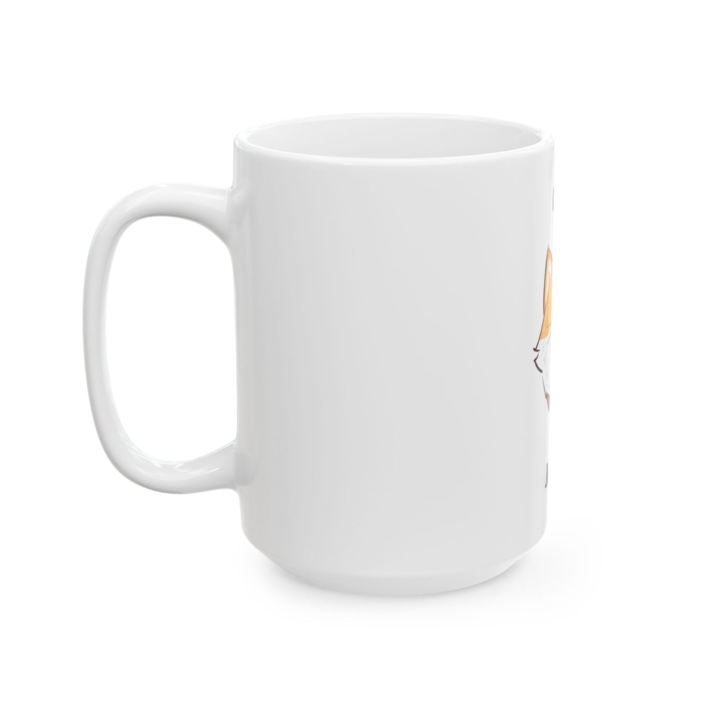 Cat Mom Ceramic Mug — Cute Smiling Cat Coffee Cup (11oz & 15oz)