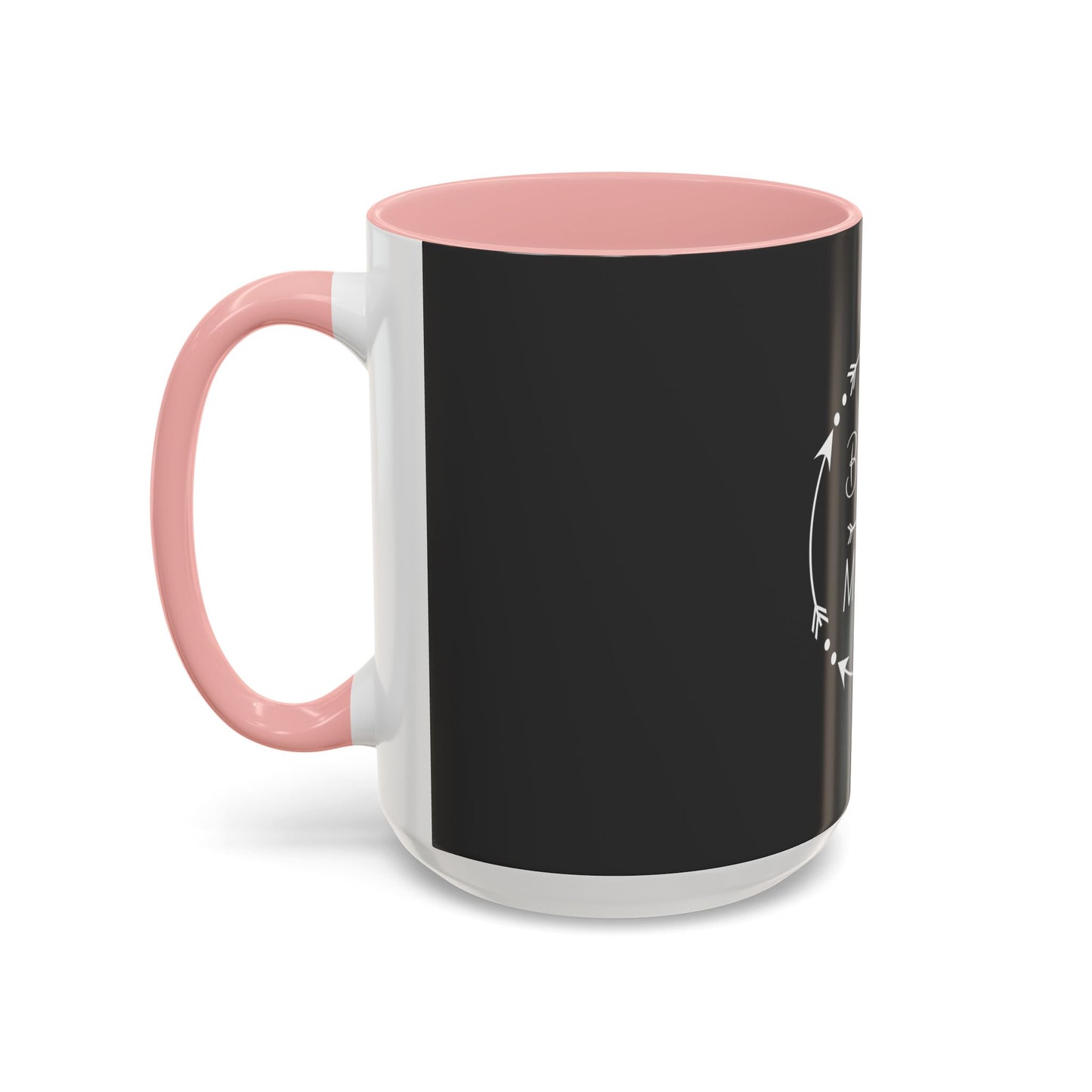 Blessed Mama Accent Coffee Mug – Black 11/15oz Gift for Moms