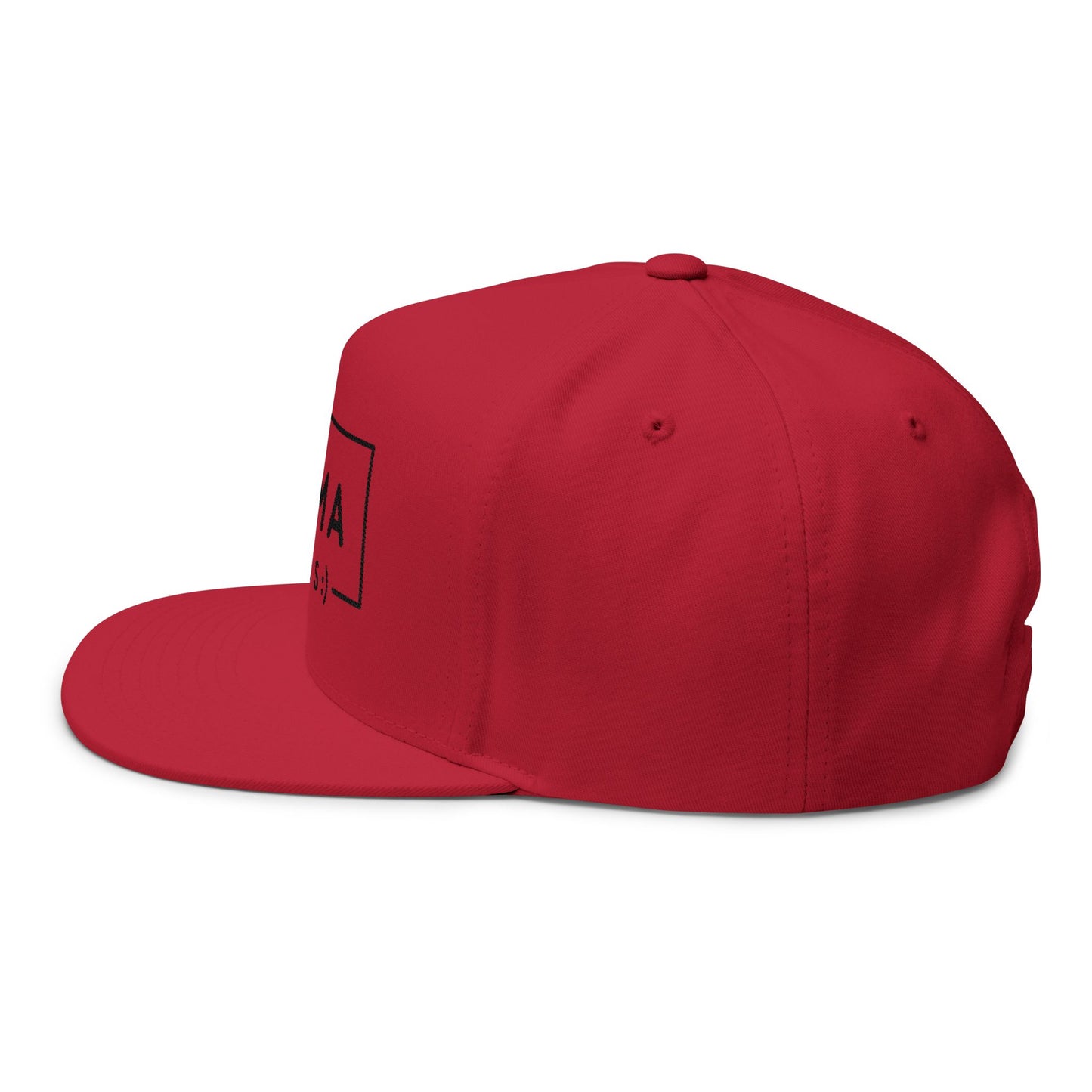 Mama Vibes Embroidered Flat Bill Cap