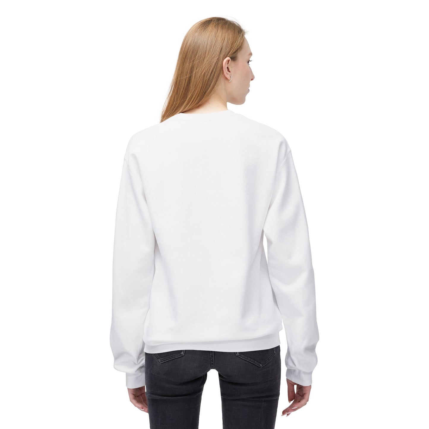 Be You Heart Crewneck Sweatshirt — Pink Heart Graphic