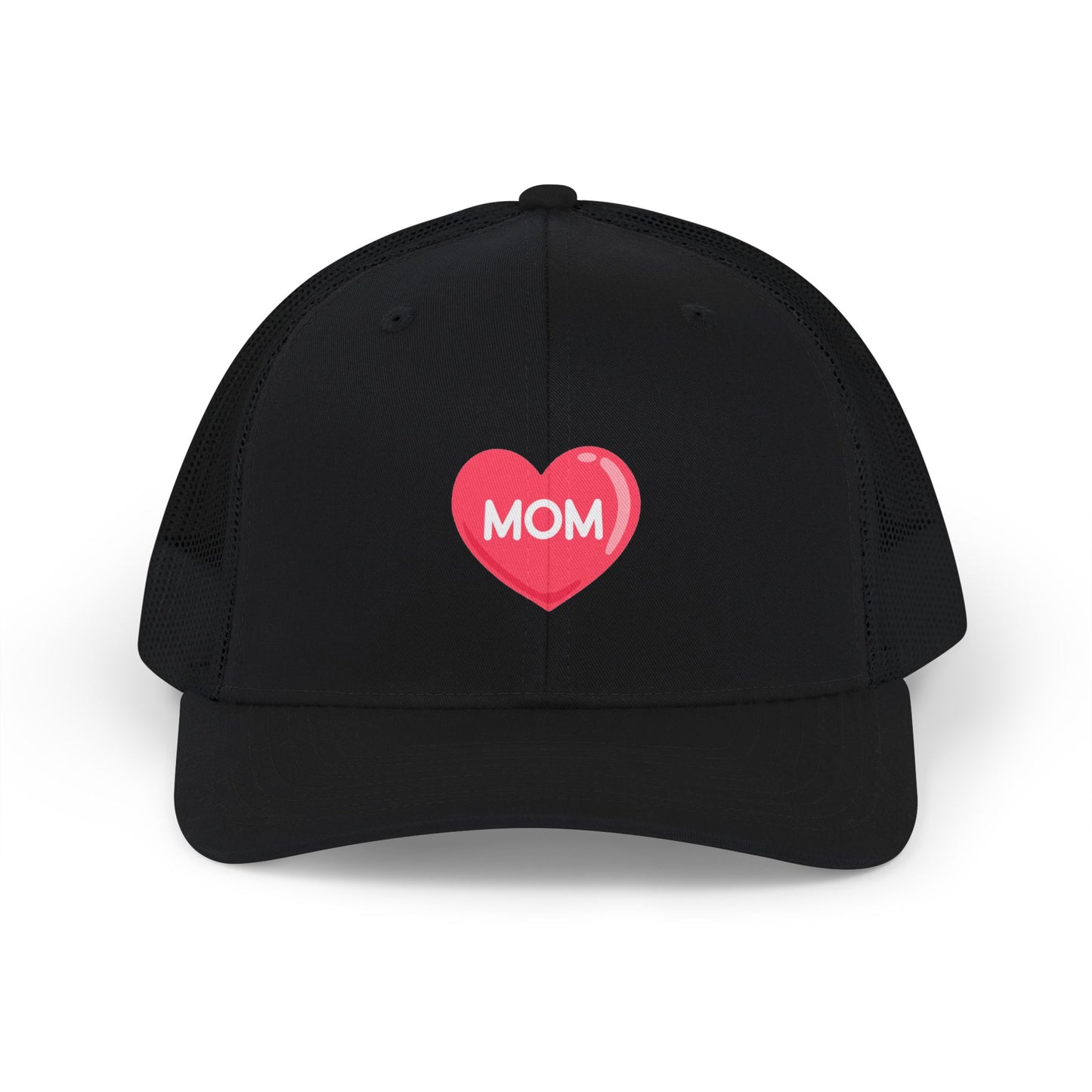 Mom Heart Snapback Cap — Trucker Hat for Mother's Day & Everyday Wear