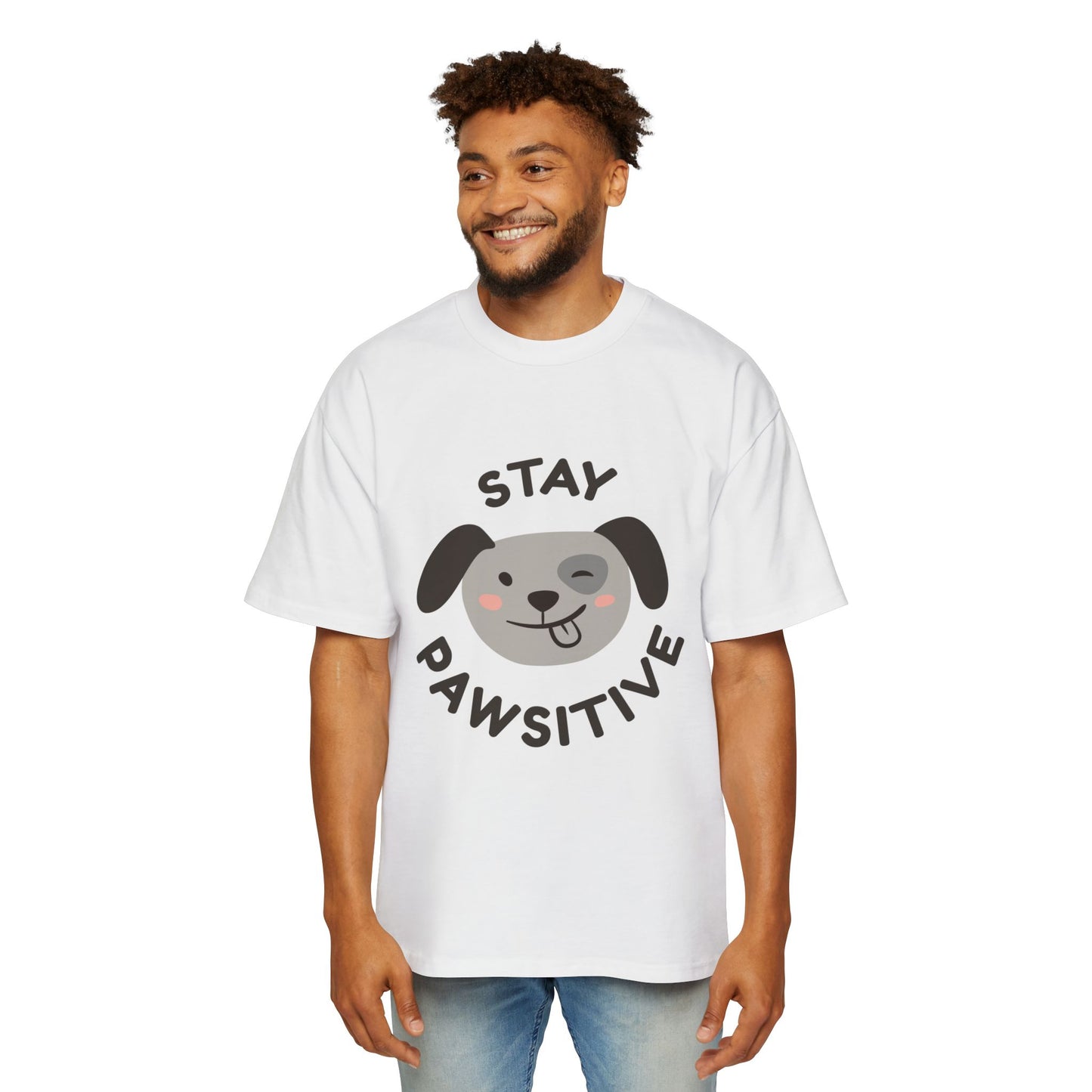 Stay Pawsitive Dog T-Shirt