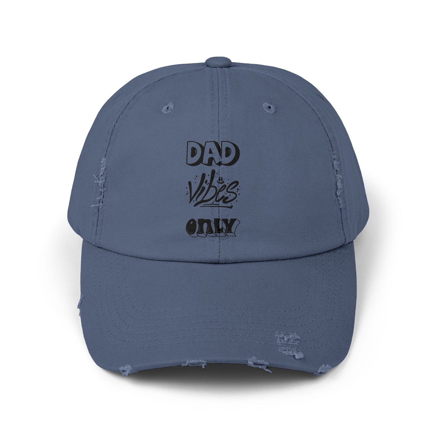 Dad Vibes Only Distressed Cap