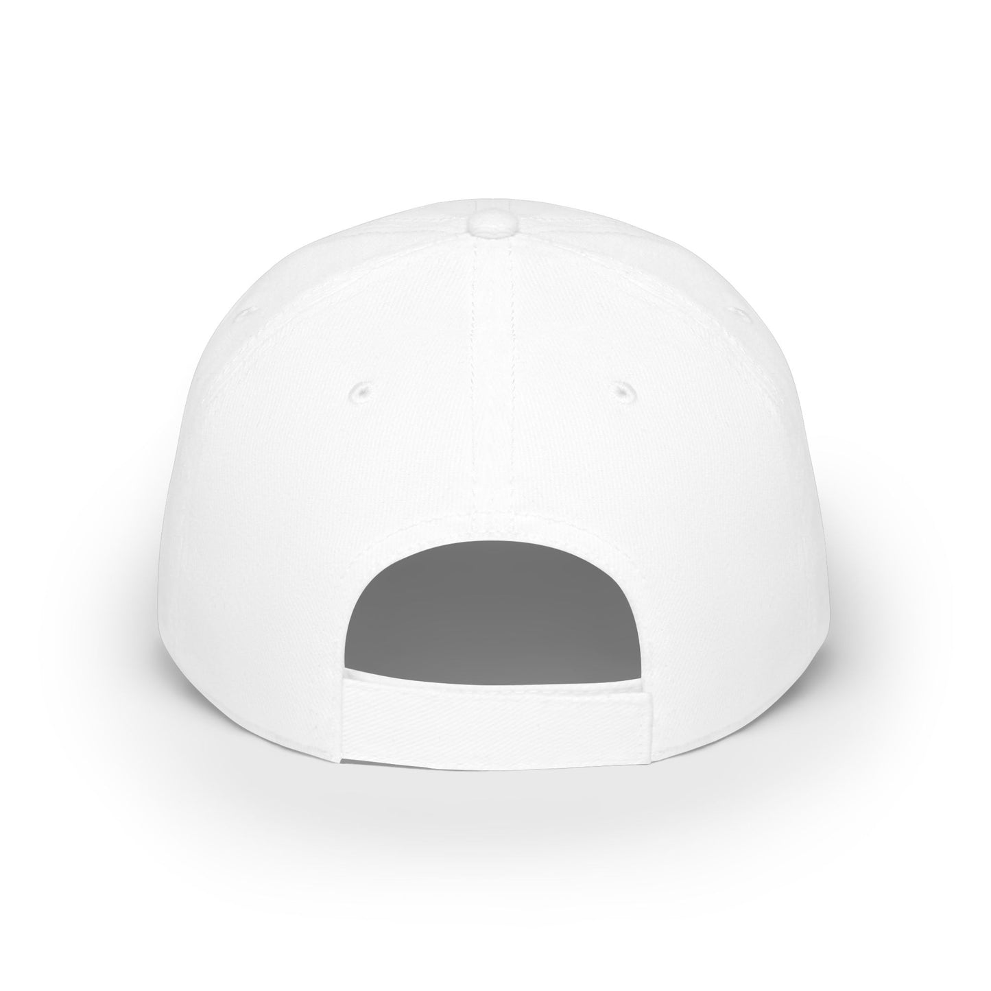 Queen Crown Baseball Cap — Red Low Profile Hat with Gold "QUEEN" Text