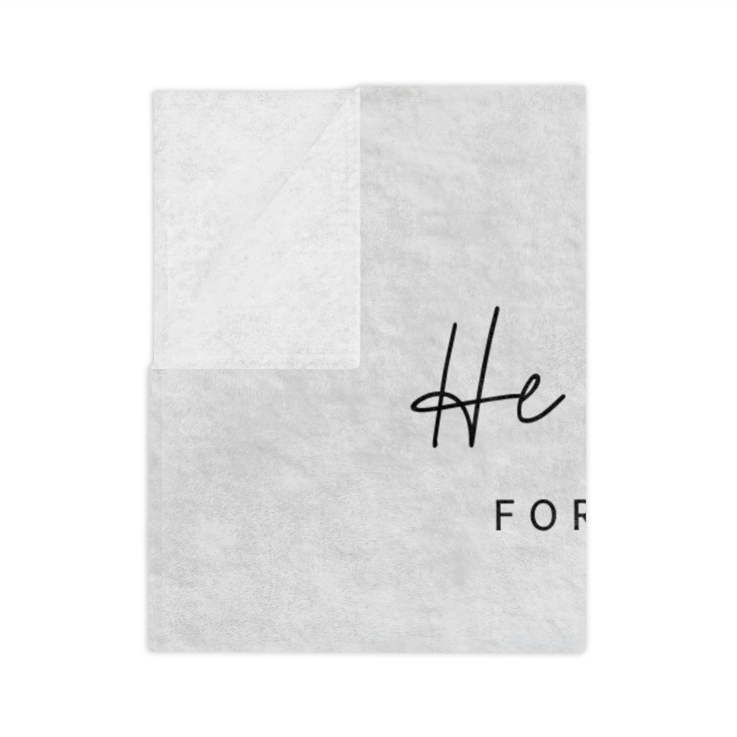 Christian Easter Blanket — "He Is Not Here, For He Is Risen" (Matthew 28:6) Velveteen Throw