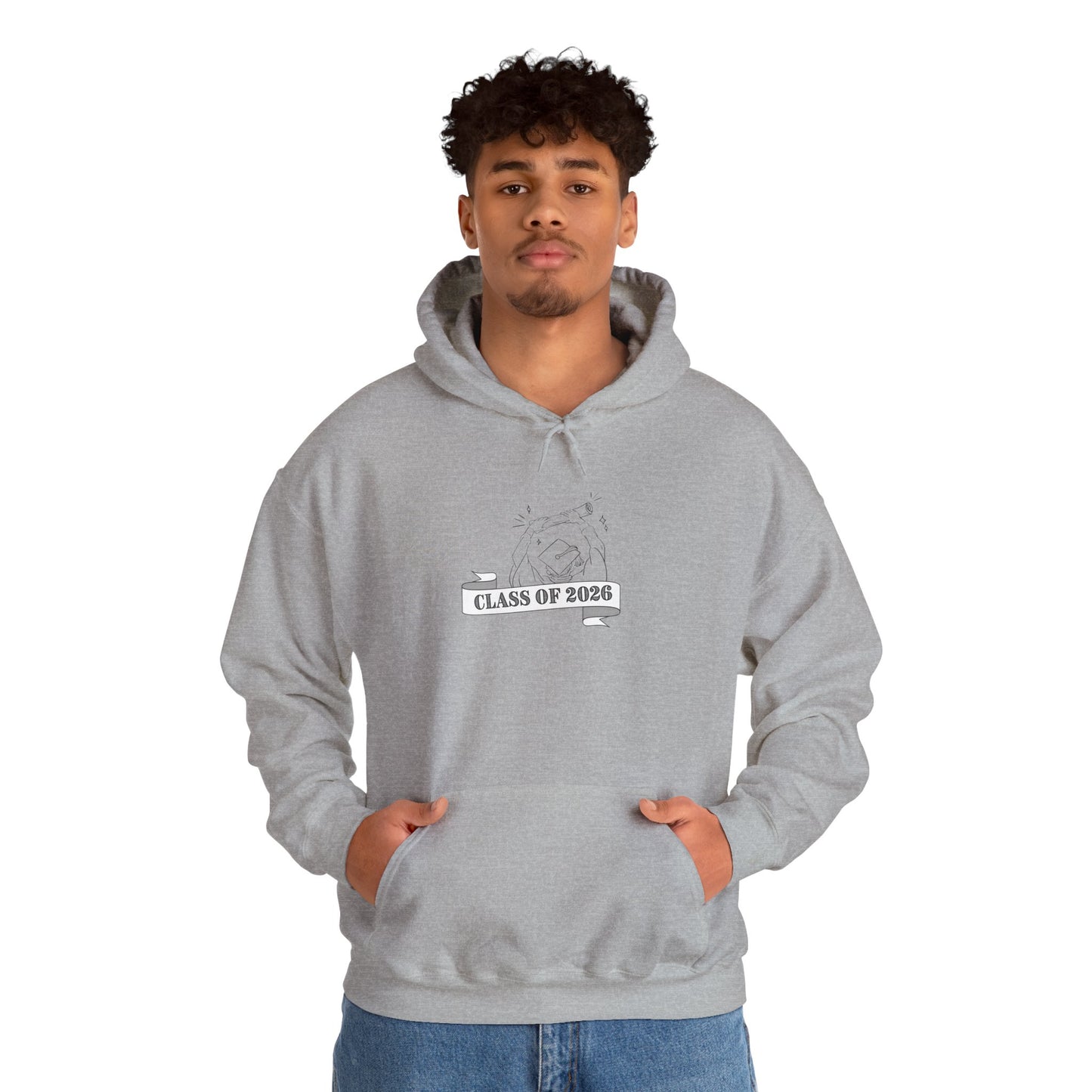 Class of 2026 Hoodie — Minimal Graduation Sweatshirt