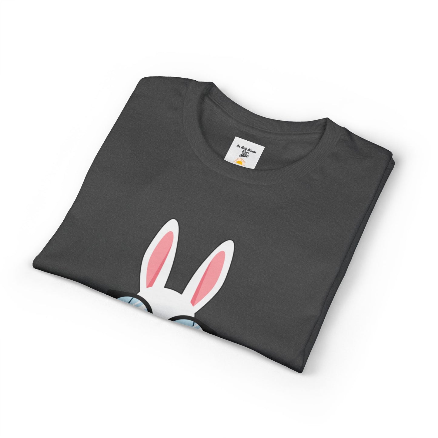 Easter Bunny with Glasses T-Shirt – "Happy Easter" Cute Graphic Tee