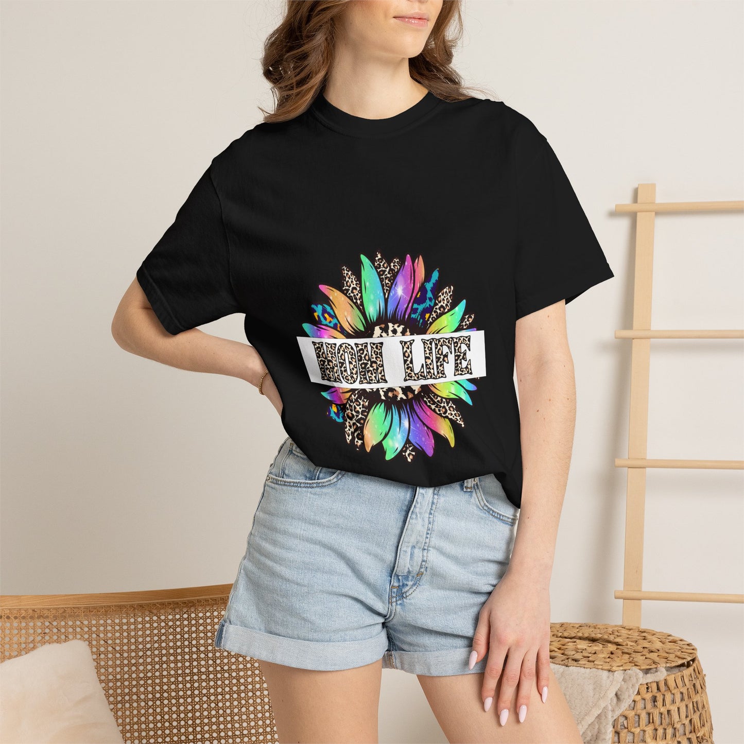 High Life Floral T-Shirt — Colorful Mandala Graphic Tee