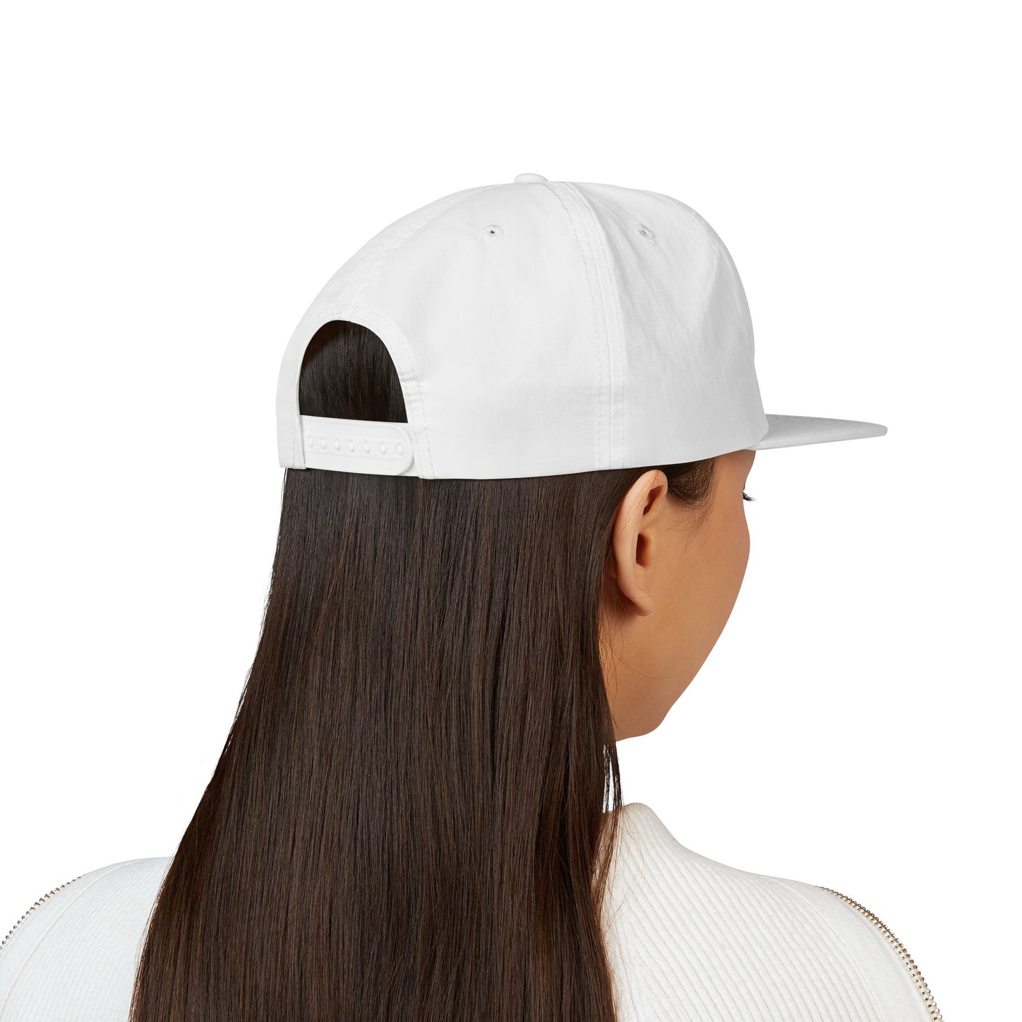 Surf Cap — Colorful Watercolor Wave Snapback Hat