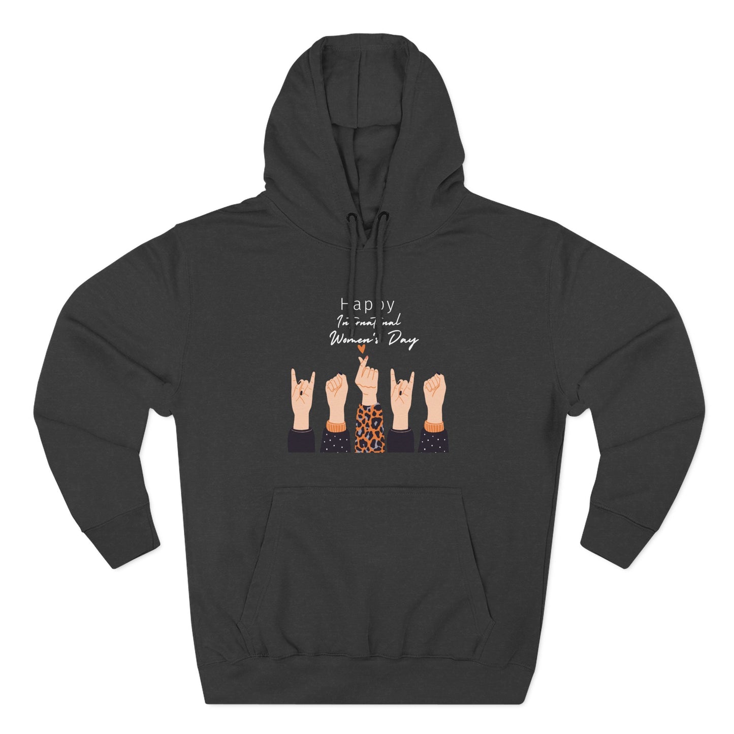 Feminine Fist Hoodie — Girl Power Graphic Pullover