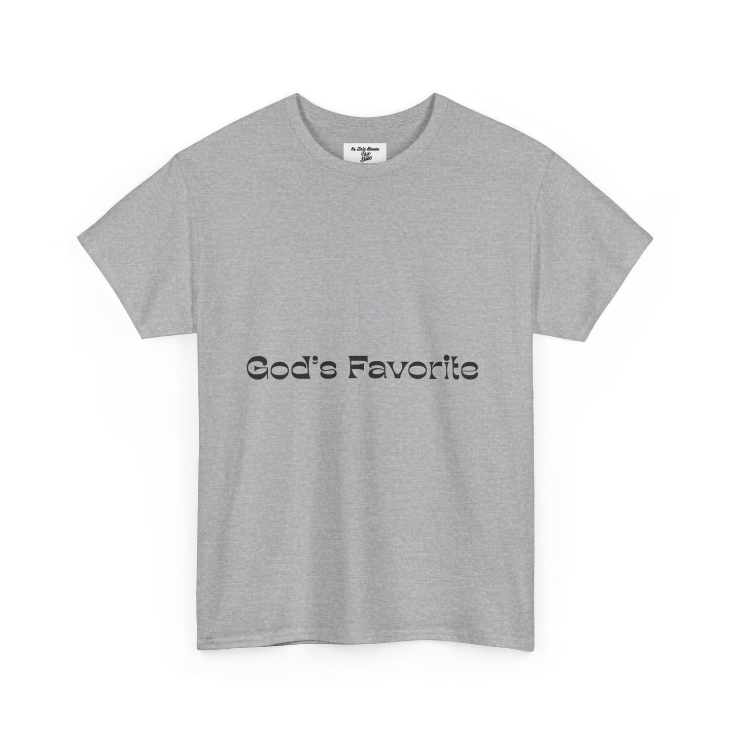 God’s Favorite T-Shirt — Minimal Faith Graphic Tee
