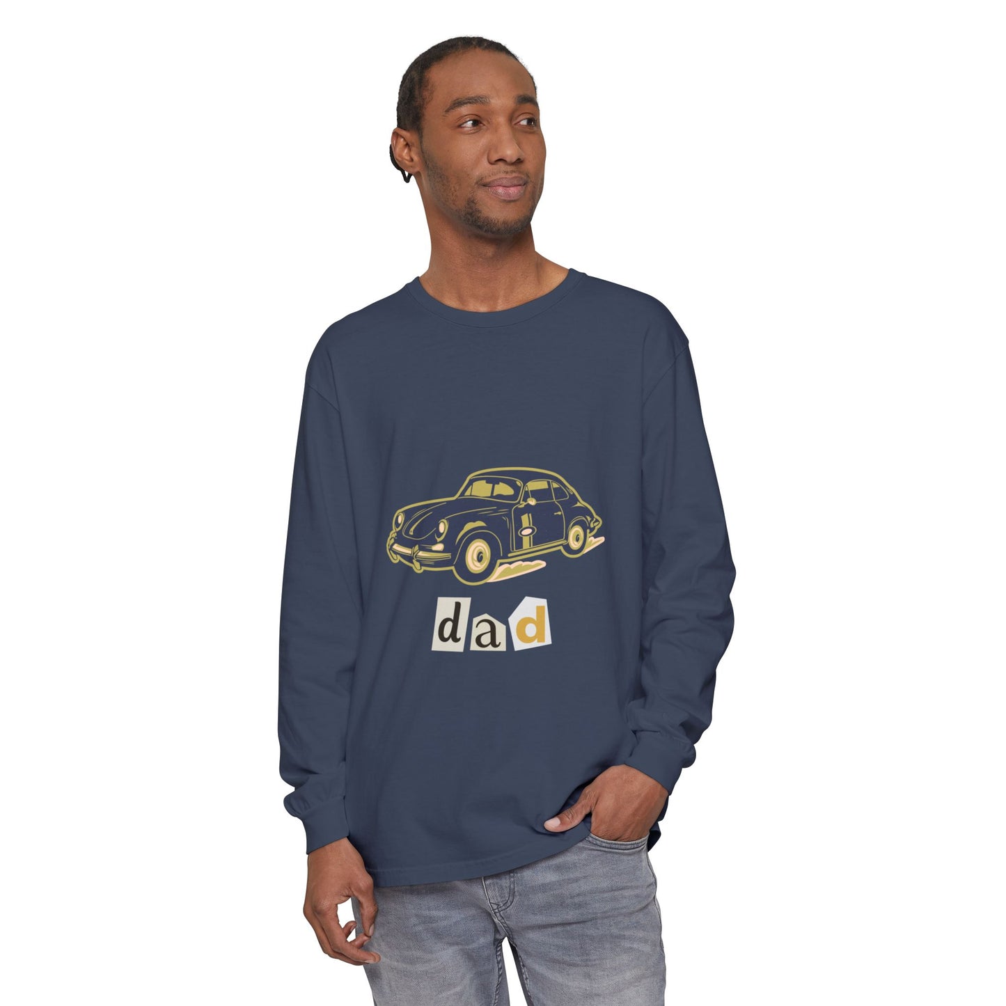 Vintage Car "dad" Long Sleeve T-Shirt