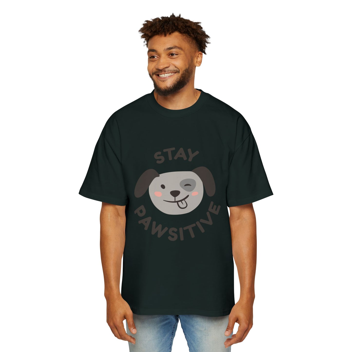 Stay Pawsitive Dog T-Shirt