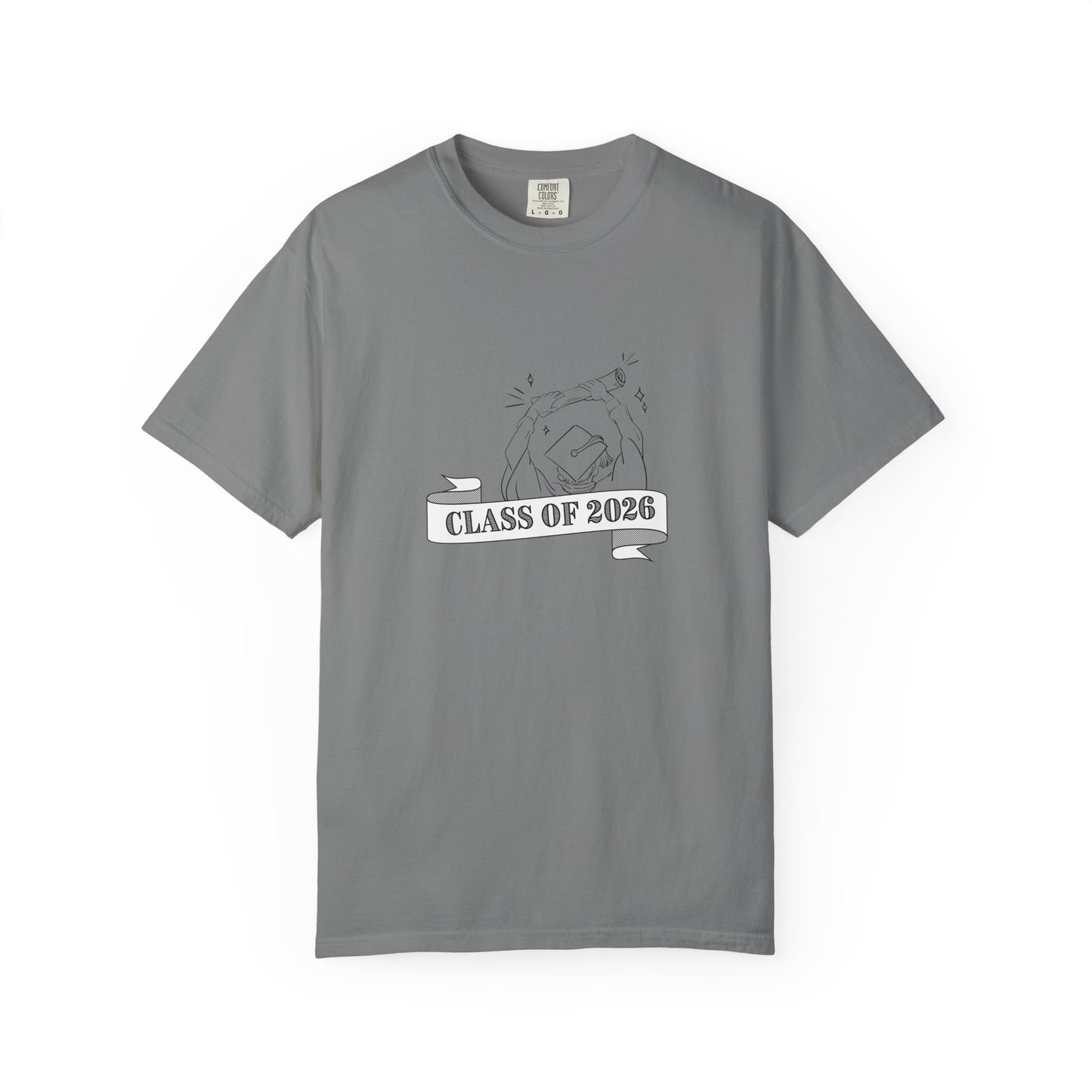 Class of 2026 Graduation T-Shirt — Cap & Banner Senior Tee