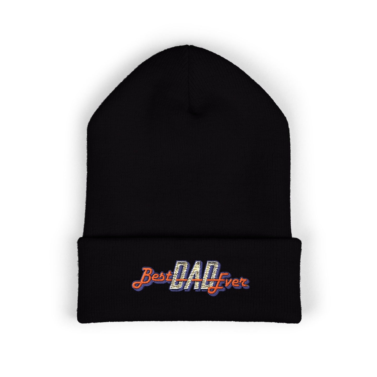 Best Dad Ever Embroidered Cuffed Beanie