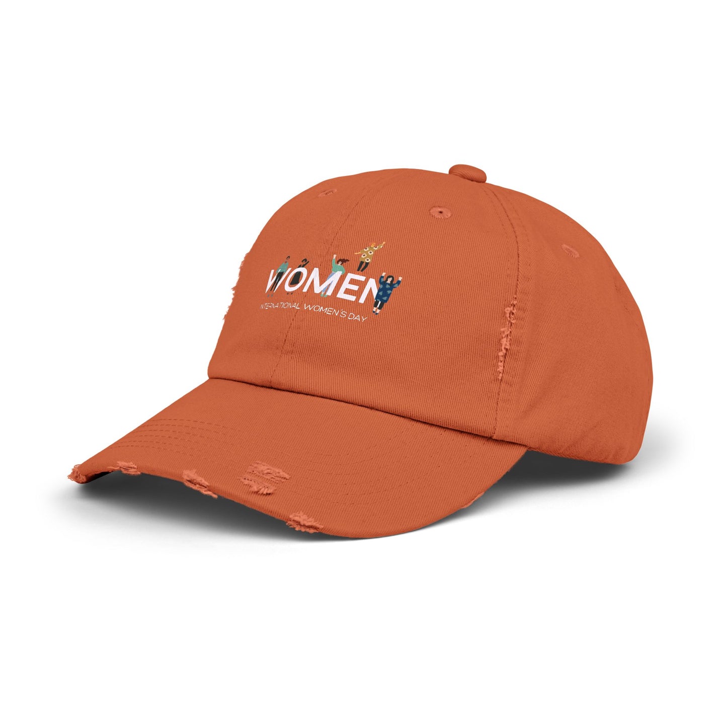 Women's Day Distressed Cap – 'WOMEN' International Women's Day Hat