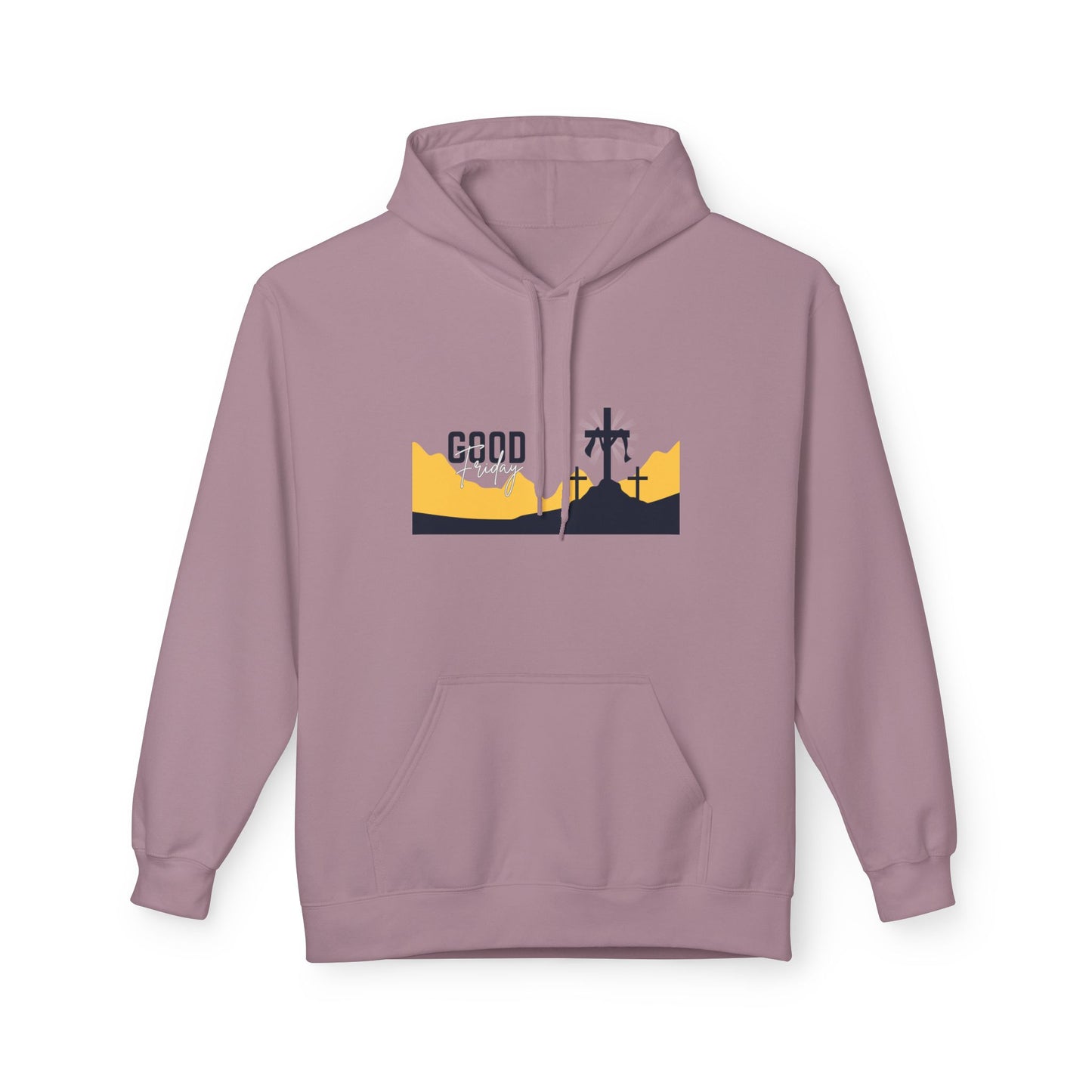 Good Friday Cross Hoodie — Christian Easter Religious Pullover