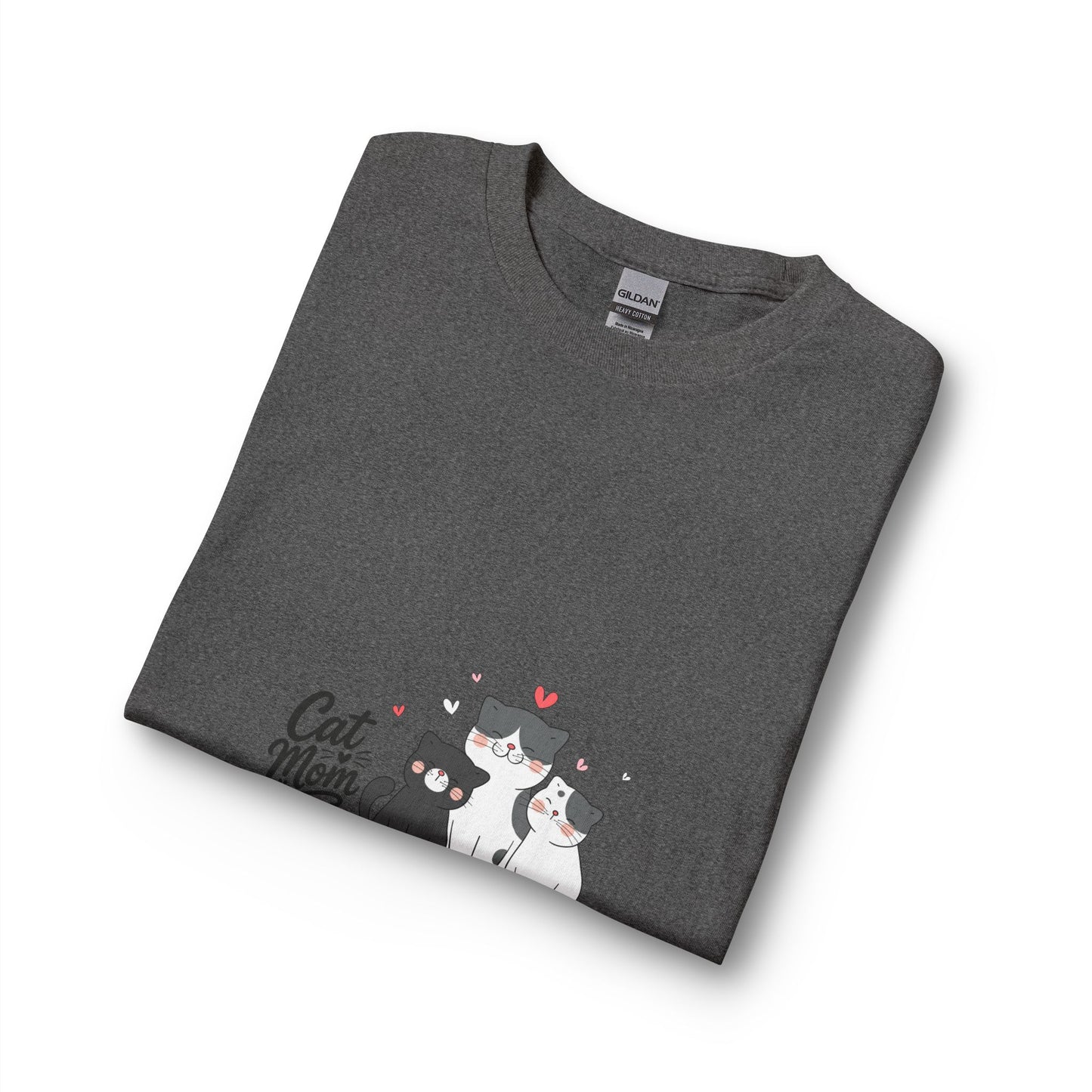 Cat Mom Long Sleeve Tee — Cute Cat Family Graphic Shirt