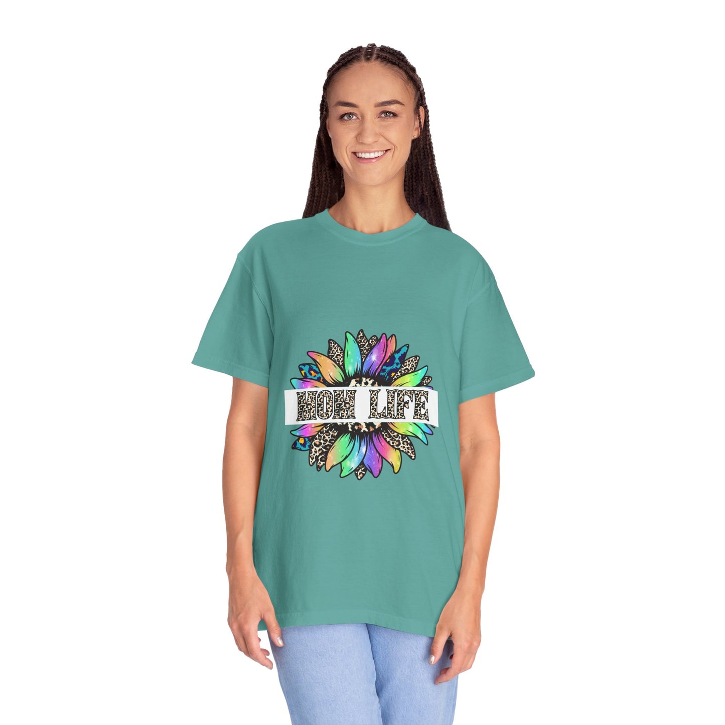 High Life Floral T-Shirt — Colorful Mandala Graphic Tee