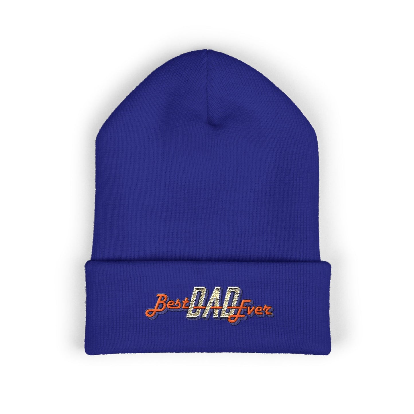 Best Dad Ever Embroidered Cuffed Beanie