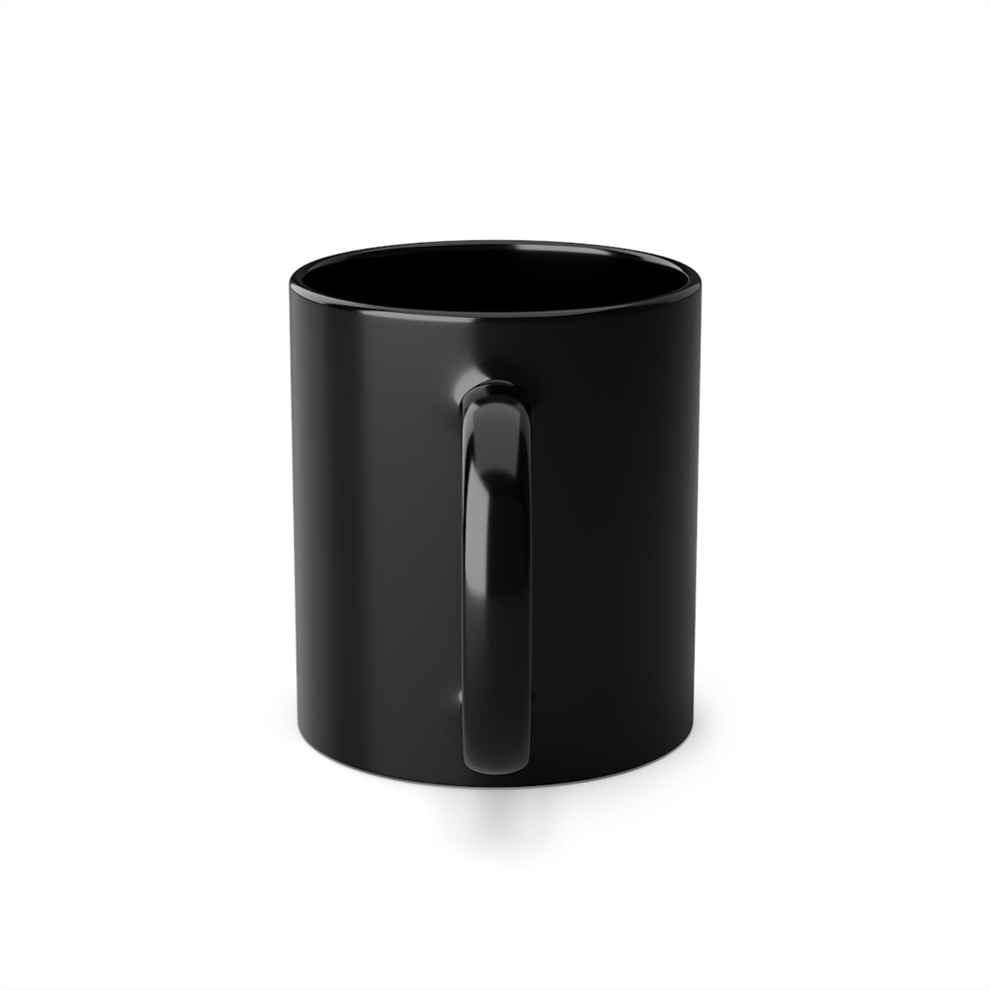 Mom Floral Black Coffee Mug — "MOM" Pink Peony Design, 11oz Mother's Day Gift