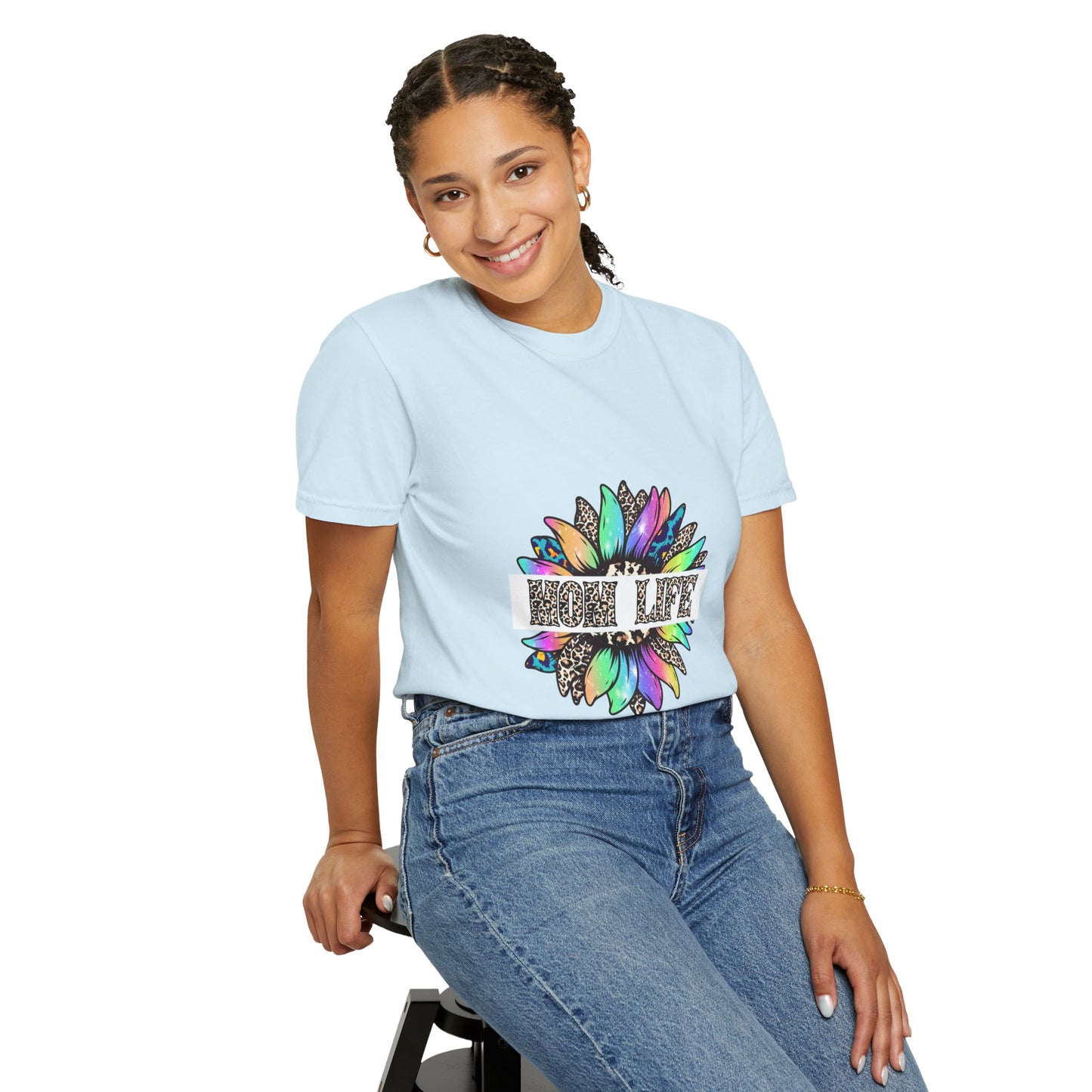 High Life Floral T-Shirt — Colorful Mandala Graphic Tee