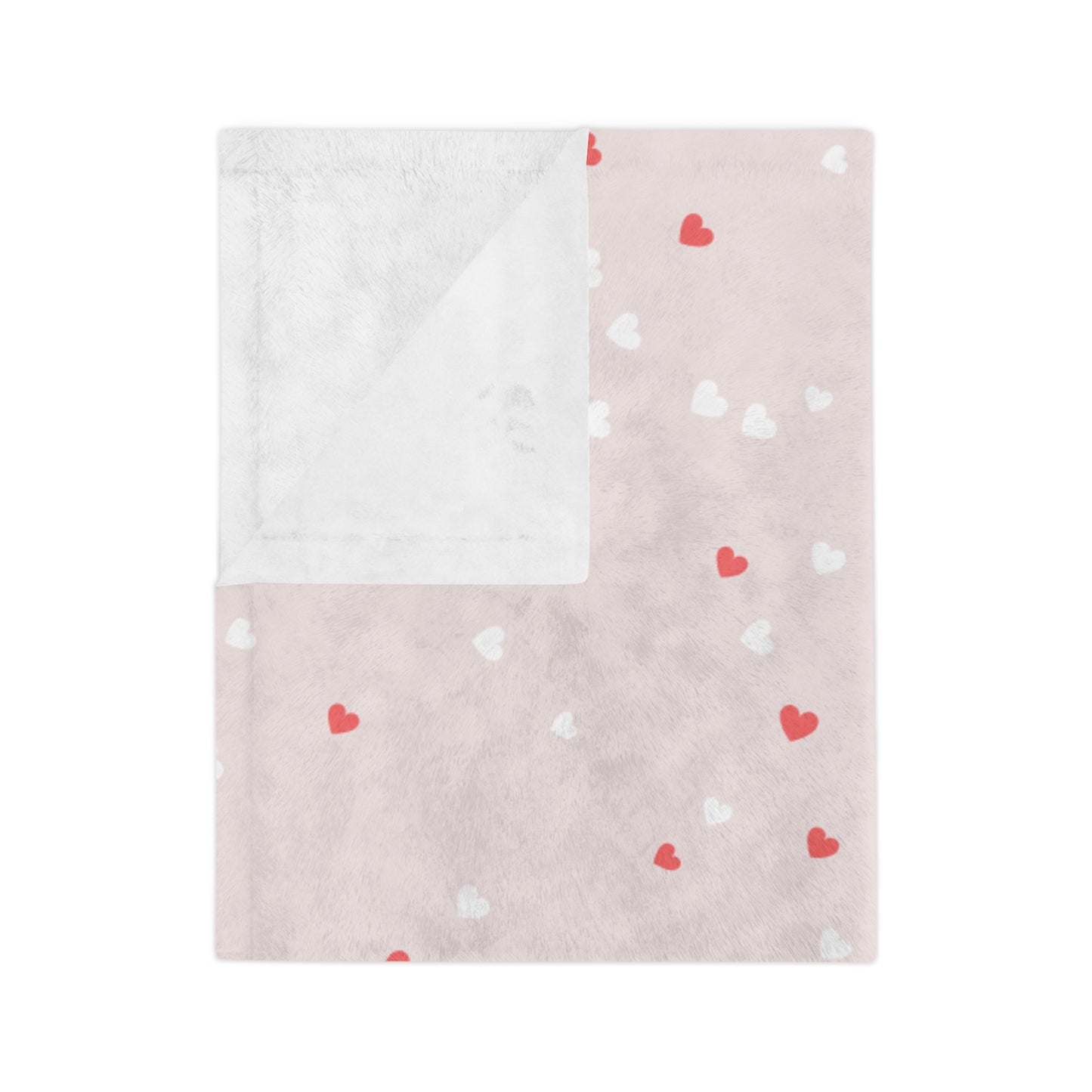 Mom Heart Microfiber Blanket — Soft Velveteen Throw for Mother’s Day & Gifts