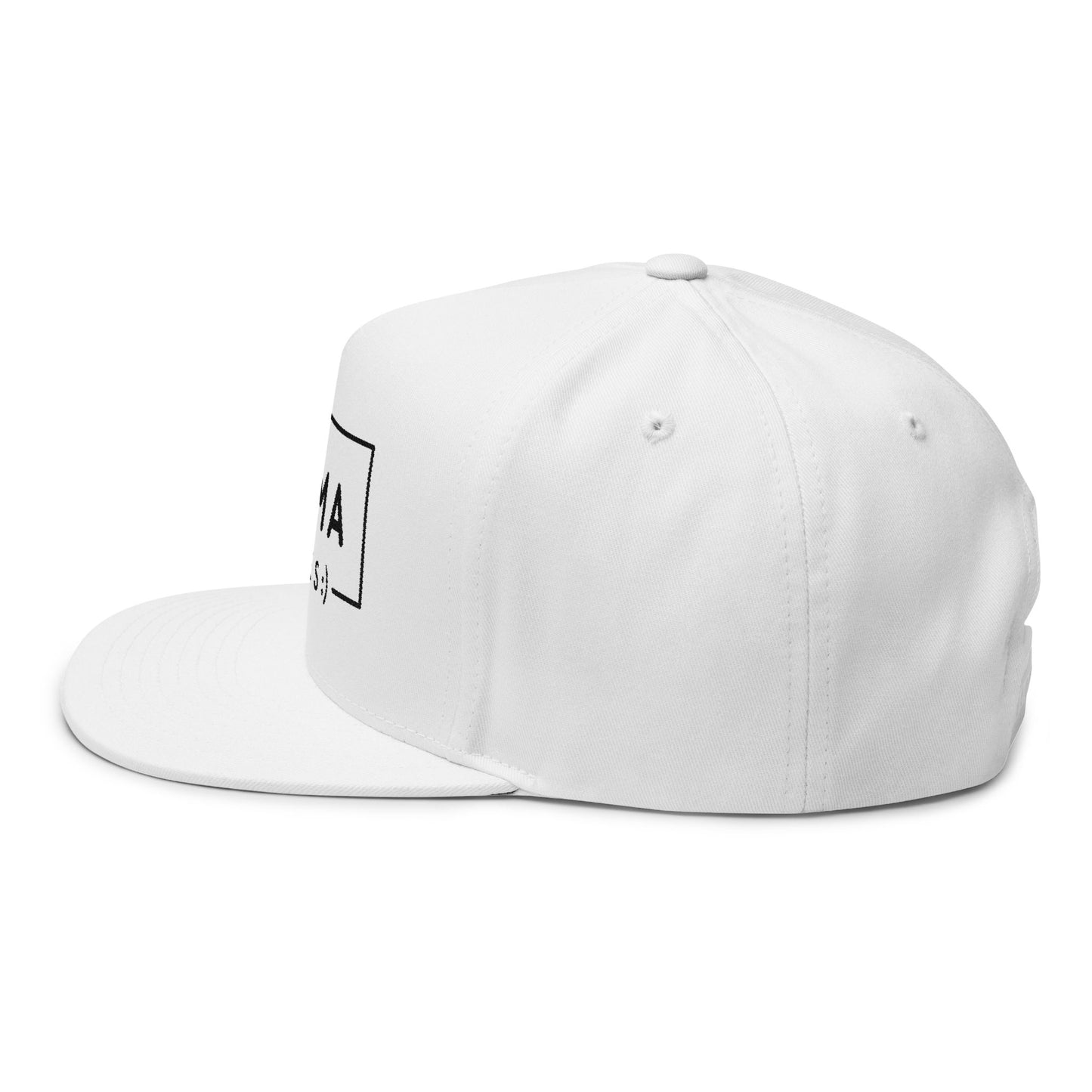 Mama Vibes Embroidered Flat Bill Cap