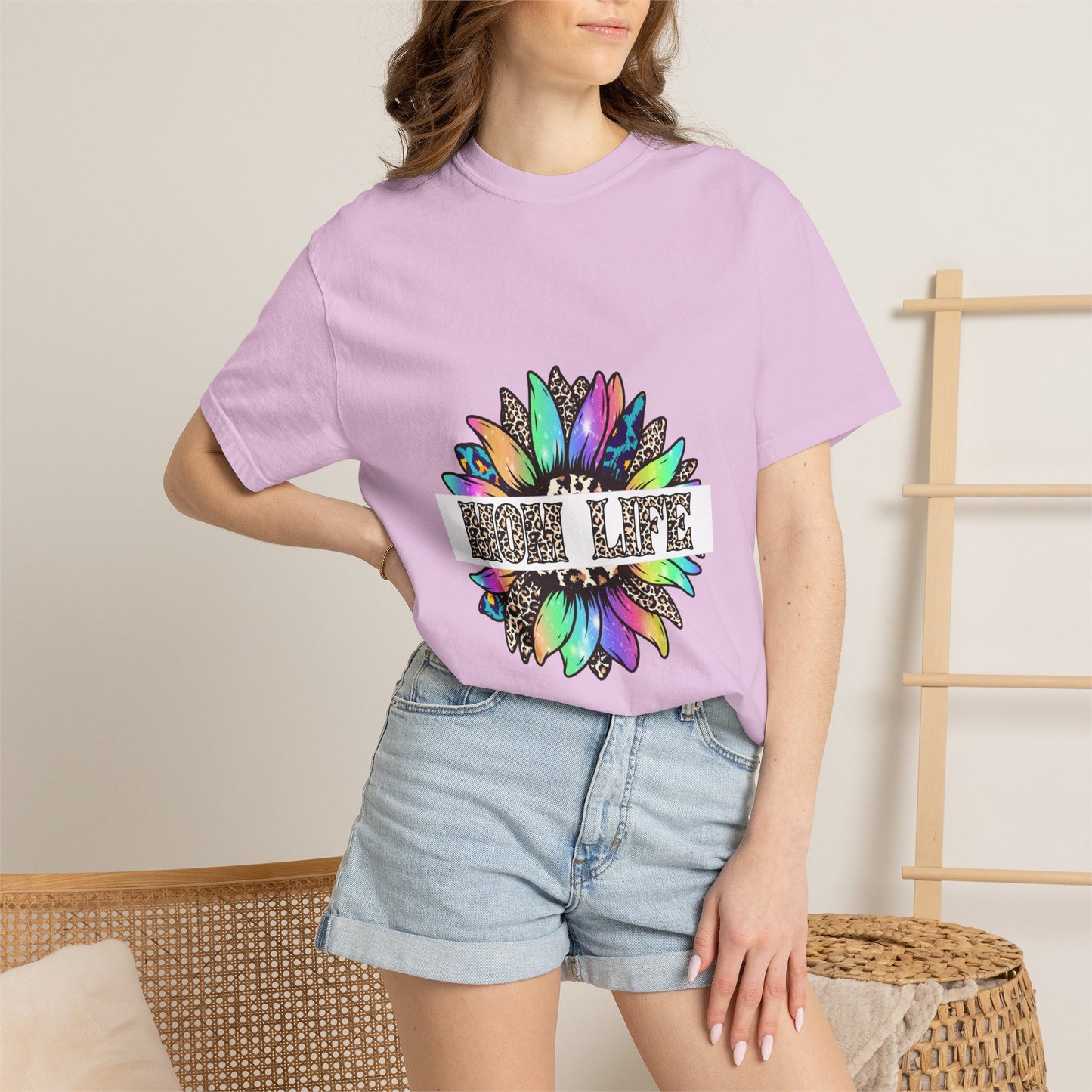 High Life Floral T-Shirt — Colorful Mandala Graphic Tee