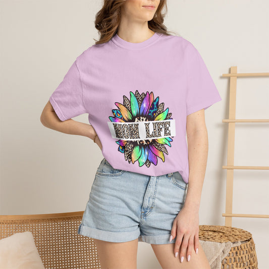High Life Floral T-Shirt — Colorful Mandala Graphic Tee