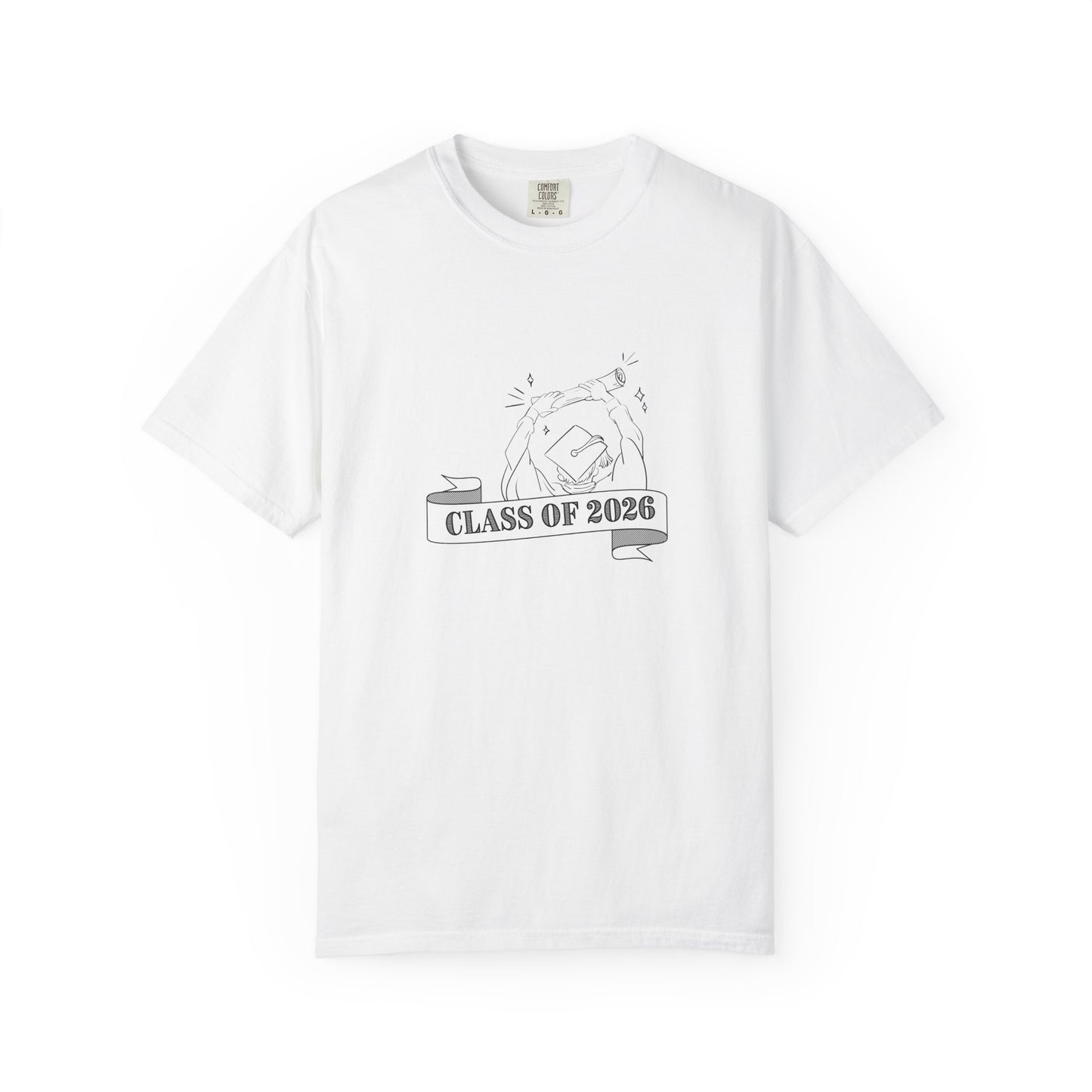 Class of 2026 Graduation T-Shirt — Cap & Banner Senior Tee