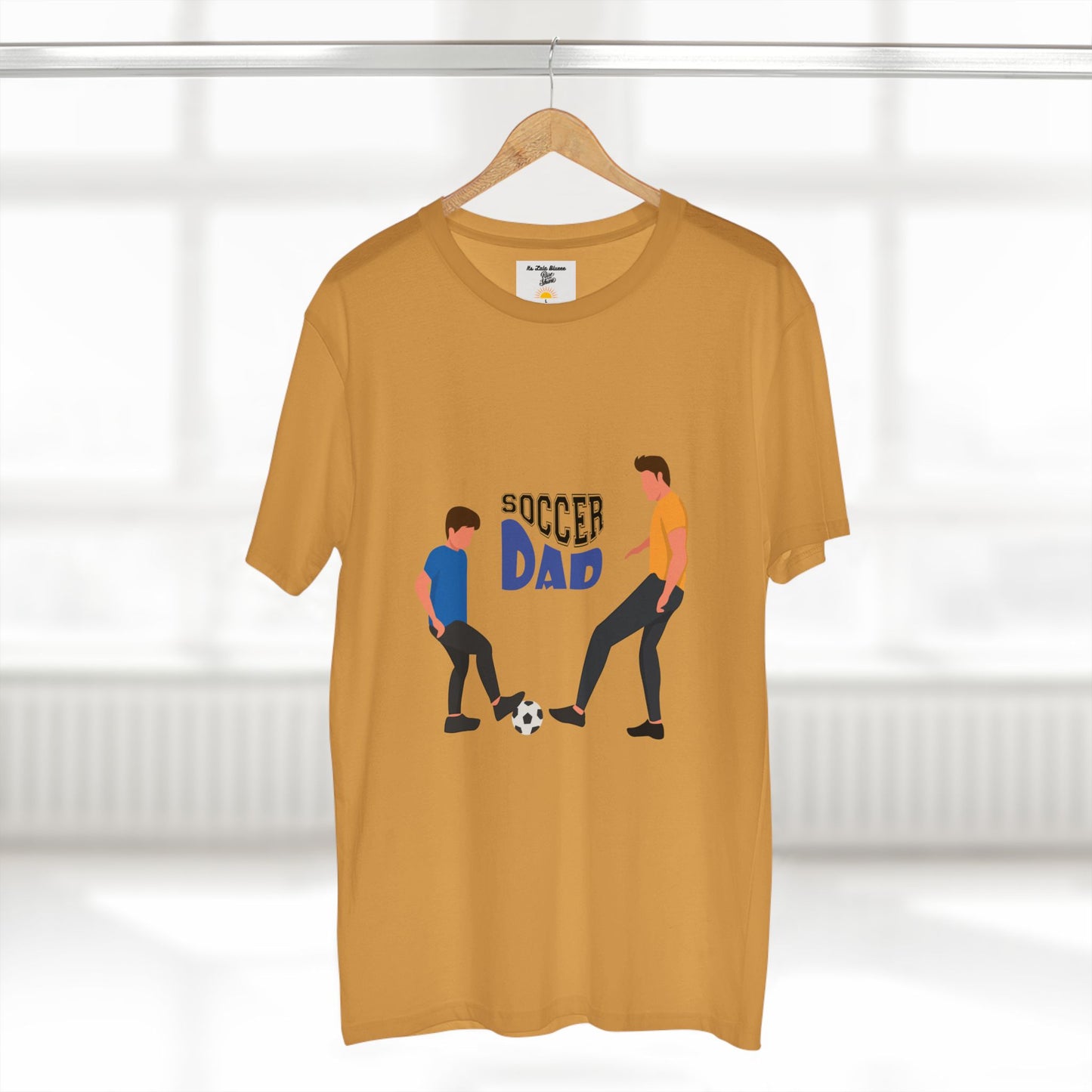 Soccer Dad T‑Shirt — Father & Child Playing Soccer Graphic Tee
