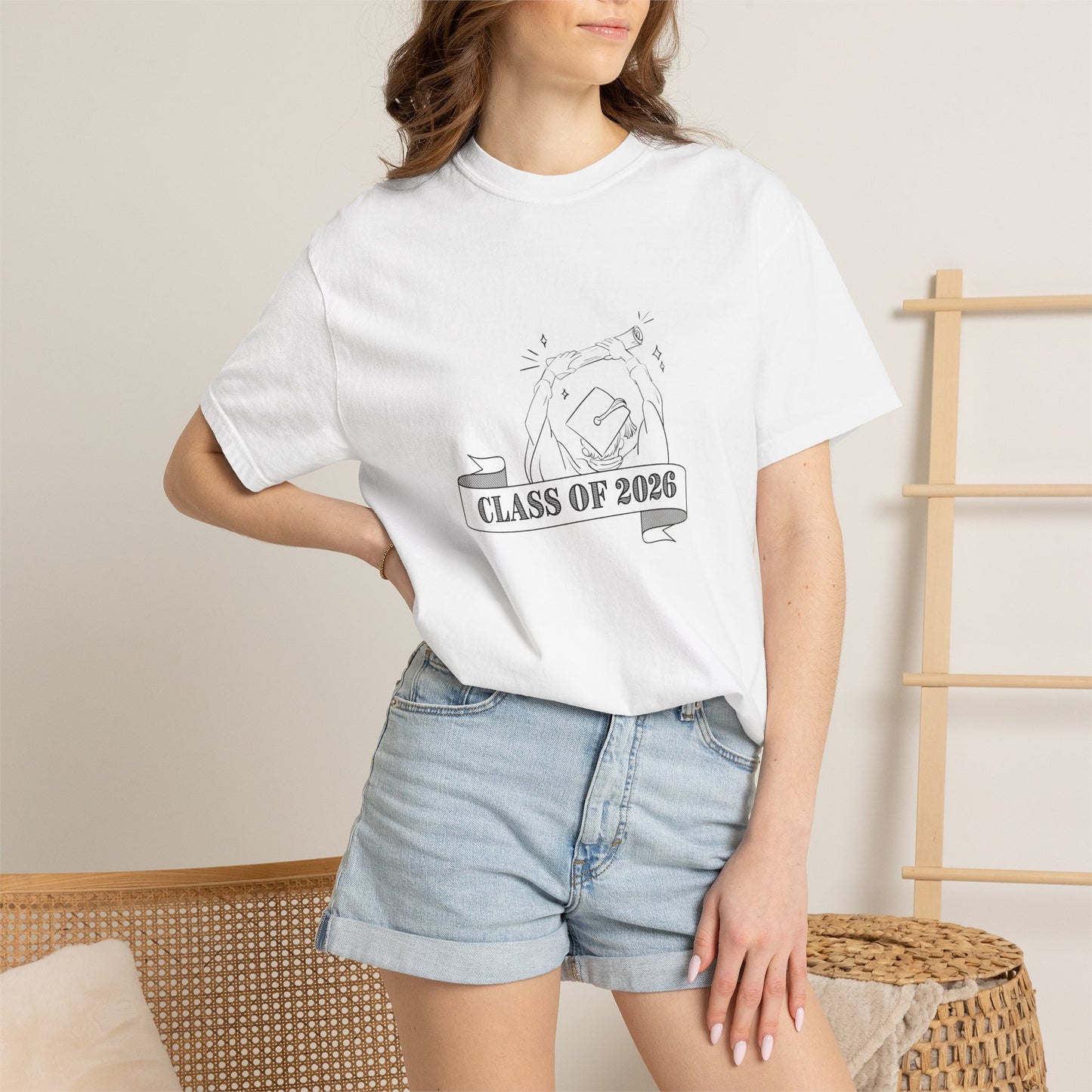 Class of 2026 Graduation T-Shirt — Cap & Banner Senior Tee