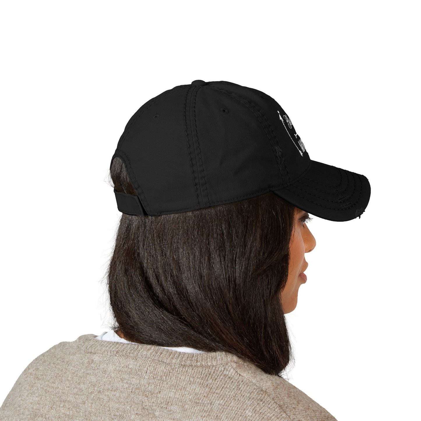 Blessed Mama Embroidered Distressed Dad Hat