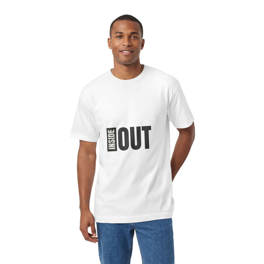 Inside Out Graphic Tee — Bold Minimalist Typography Shirt