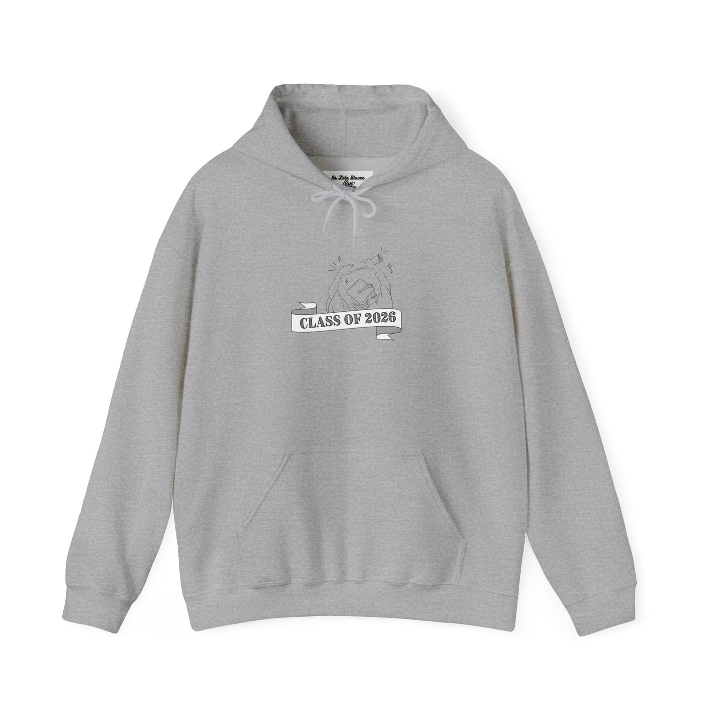 Class of 2026 Hoodie — Minimal Graduation Sweatshirt