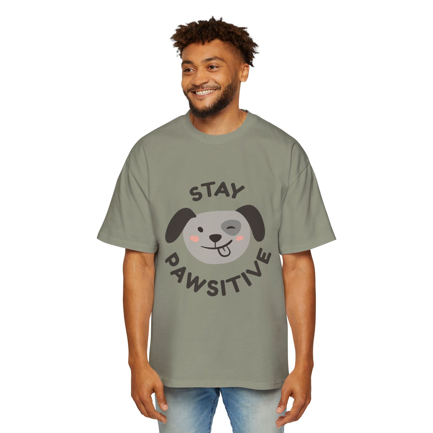 Stay Pawsitive Dog T-Shirt