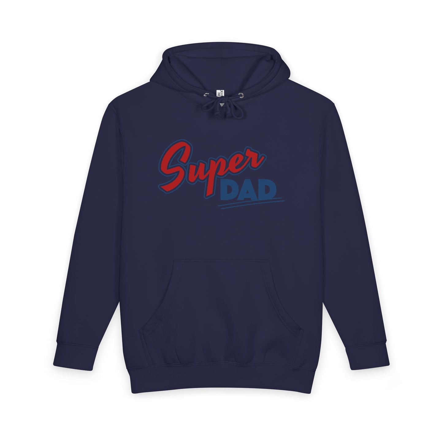 Super Dad Hoodie — Retro Script Fathers Day Pullover